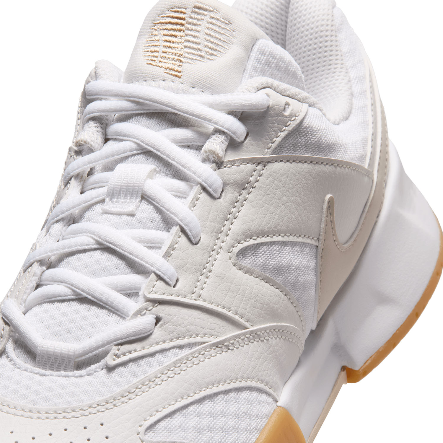 Nike Court Lite 4 HC - White/Light Orewood Brown/Summit White/Linen
