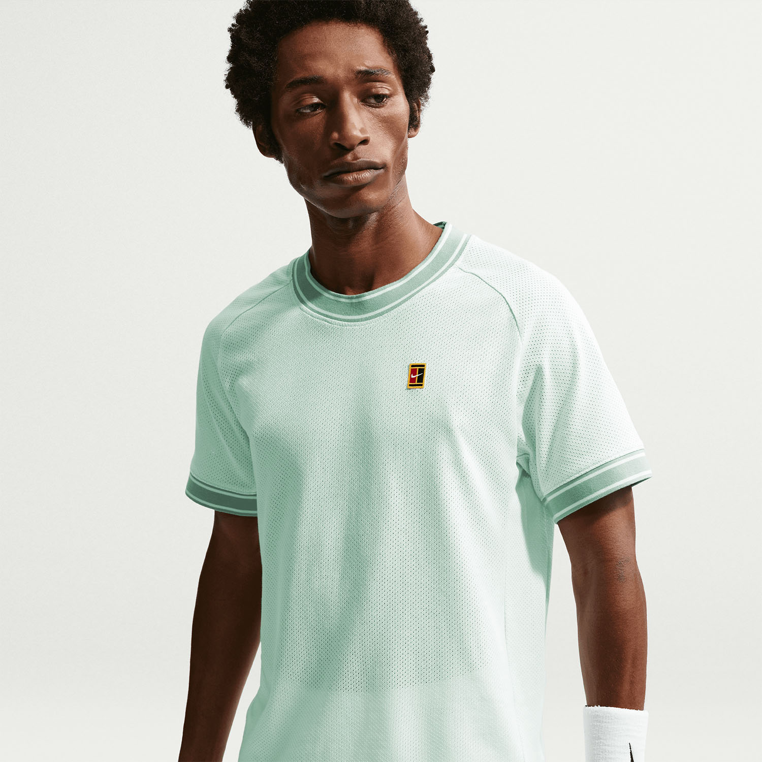 Nike Court Heritage Logo T-Shirt - Barely Green