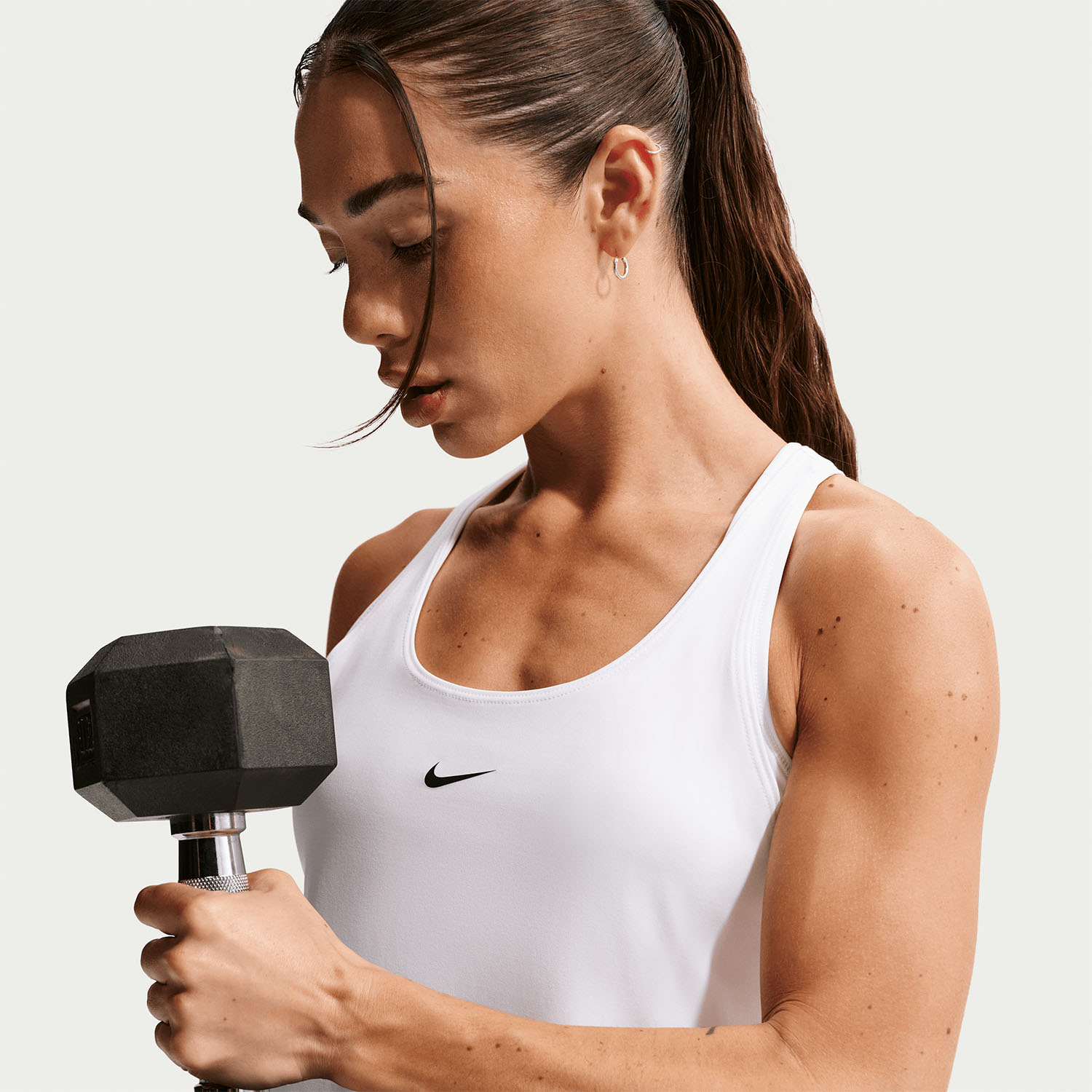 Nike Pro Top - White/Black