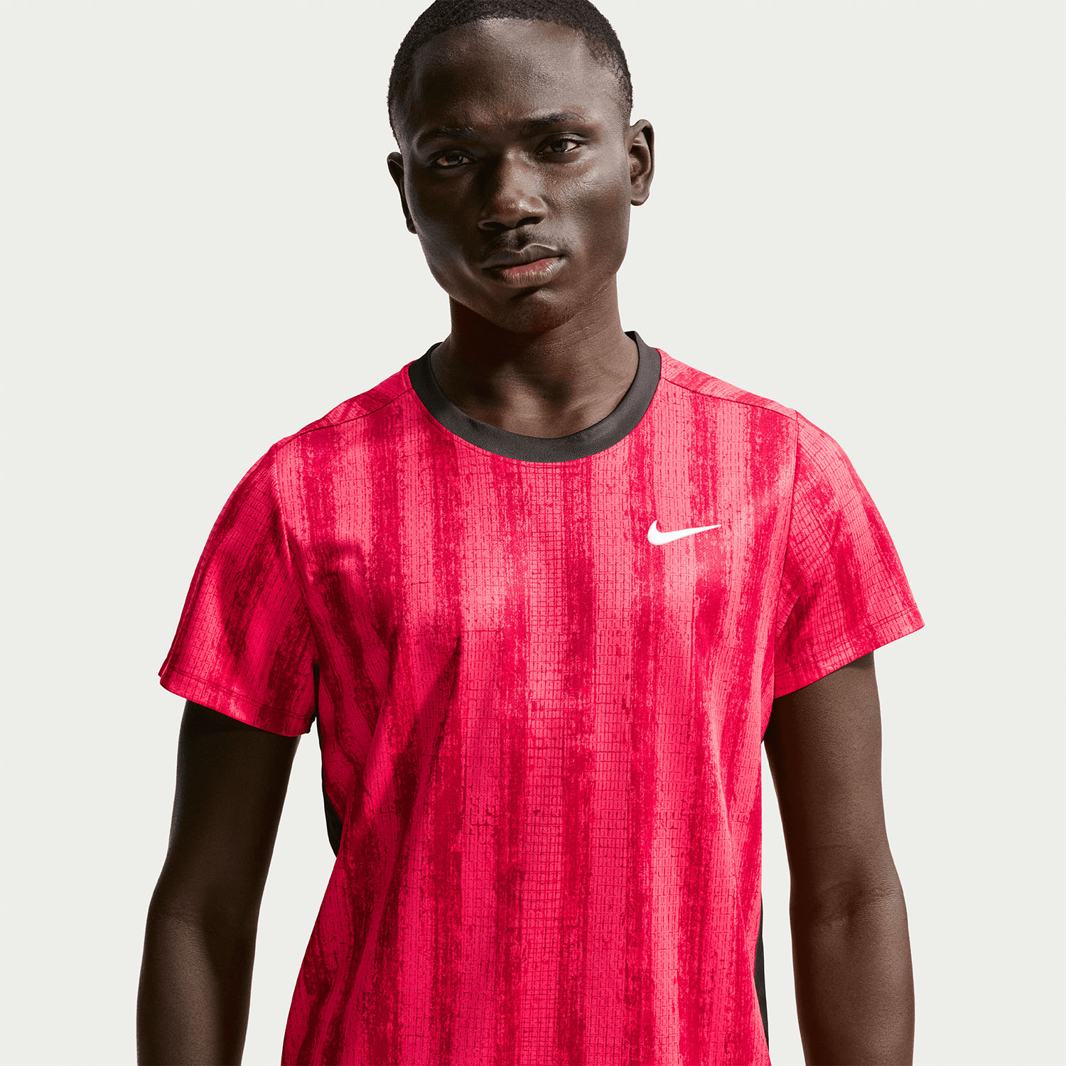Nike Court Dri-FIT Victory T-Shirt - Team Red/Black/White
