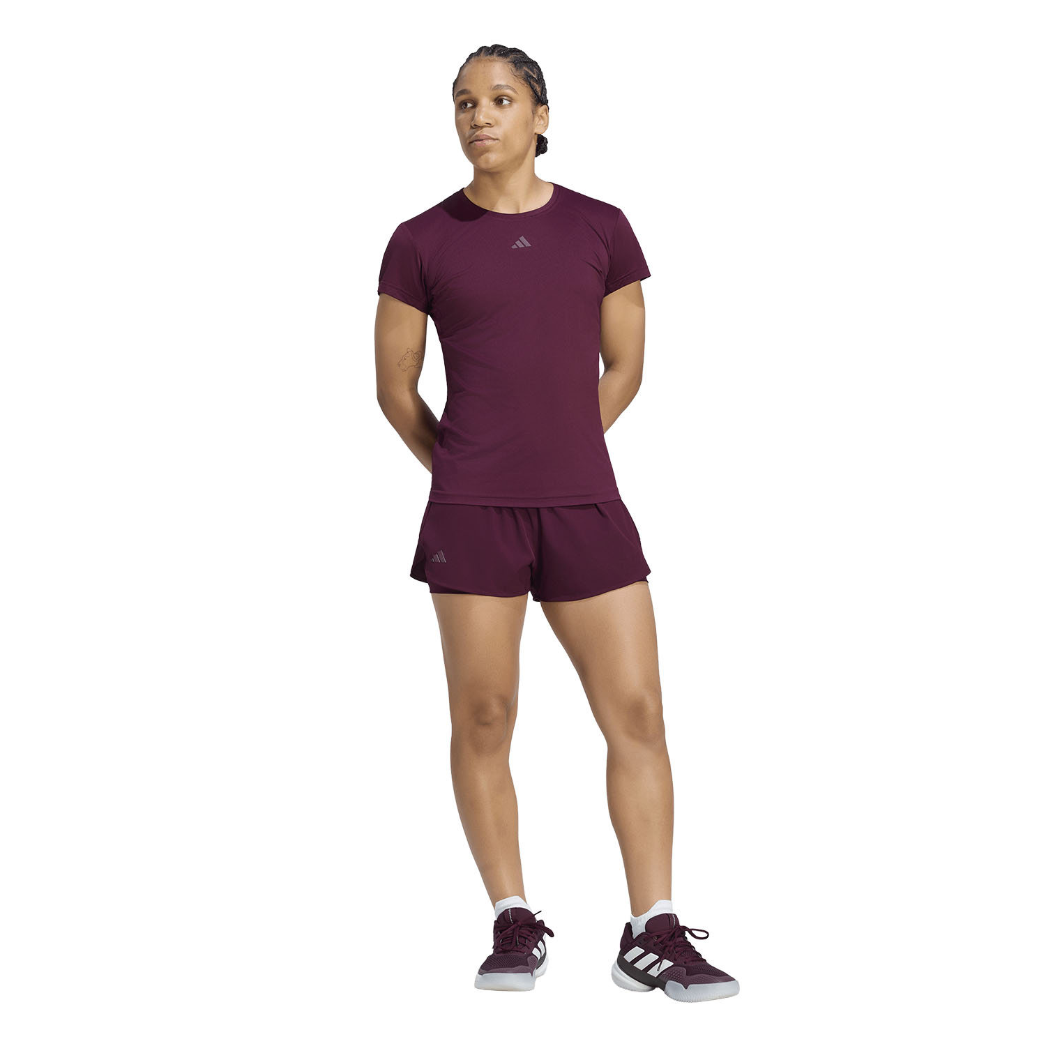 adidas CLIMACOOL Match 2 in 1 2.5in Shorts - Maroon