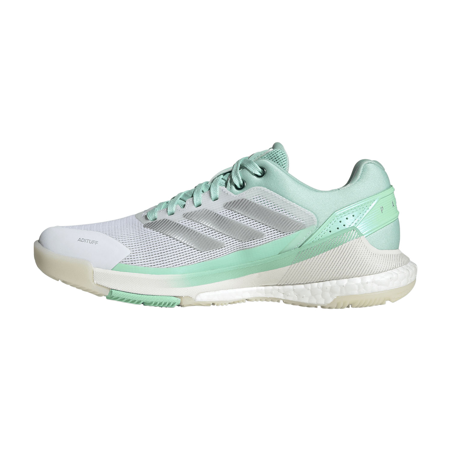 adidas Crazyquick Boost Padel - Clear Mint/Silver Metallic/Pulse Mint