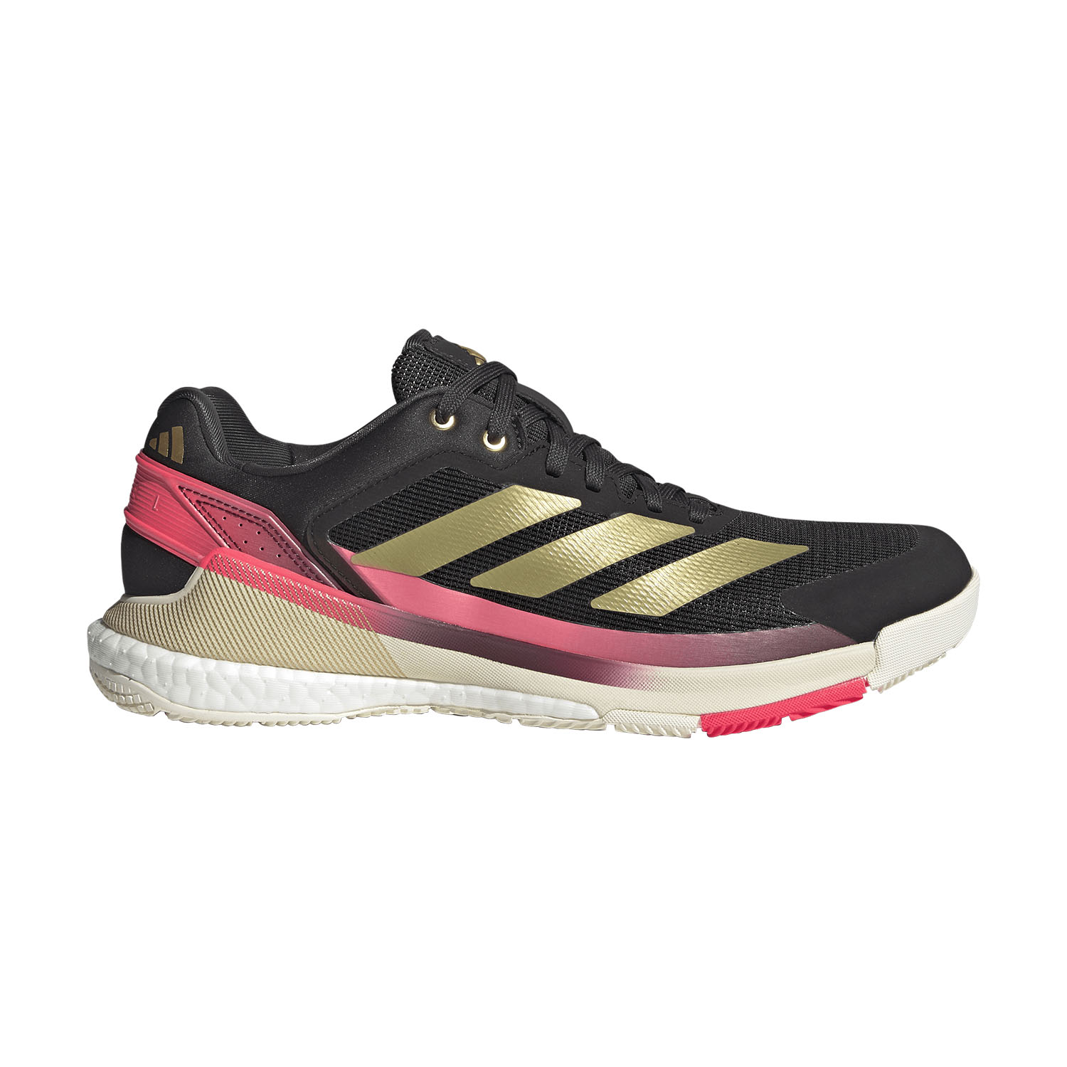 adidas Crazyquick Boost Padel - Core Black/Gold Metallic/Solar Turbo