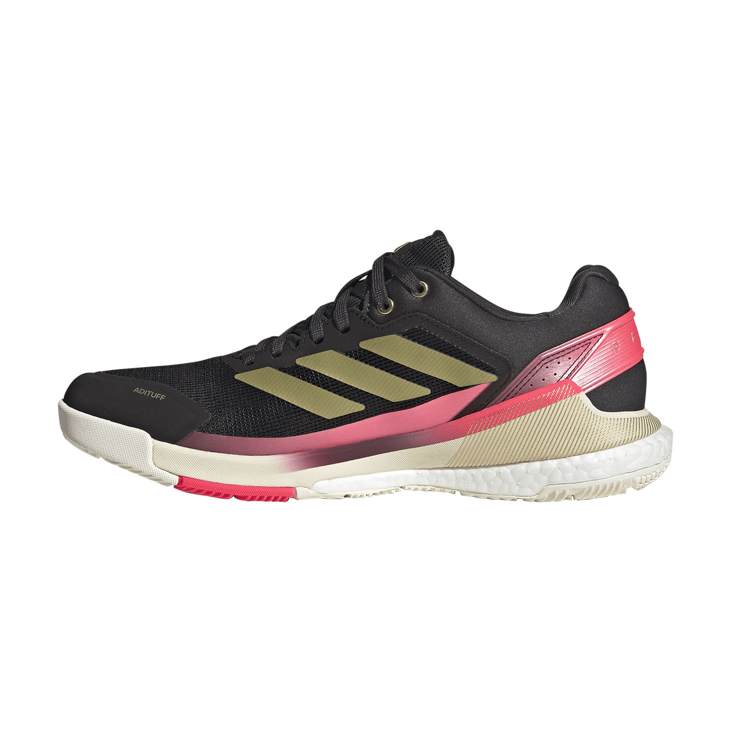 adidas Crazyquick Boost Padel - Core Black/Gold Metallic/Solar Turbo