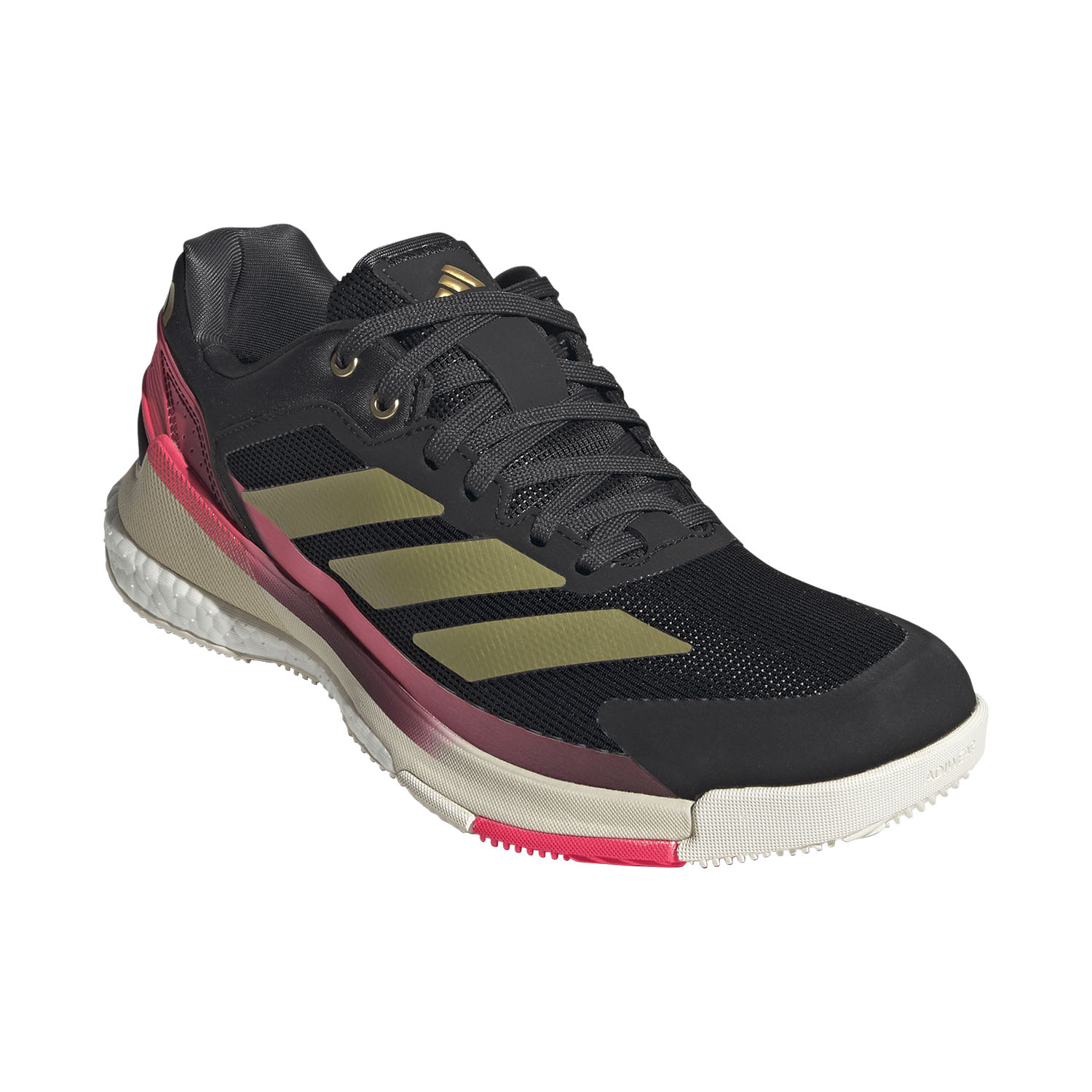 adidas Crazyquick Boost Padel - Core Black/Gold Metallic/Solar Turbo