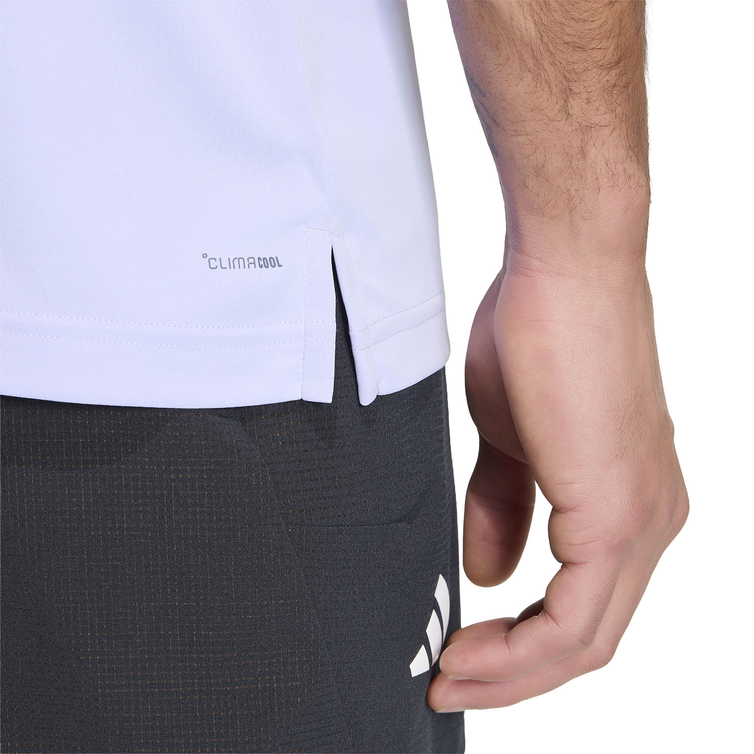 adidas 3 Stripes Club Polo - Violet Tone