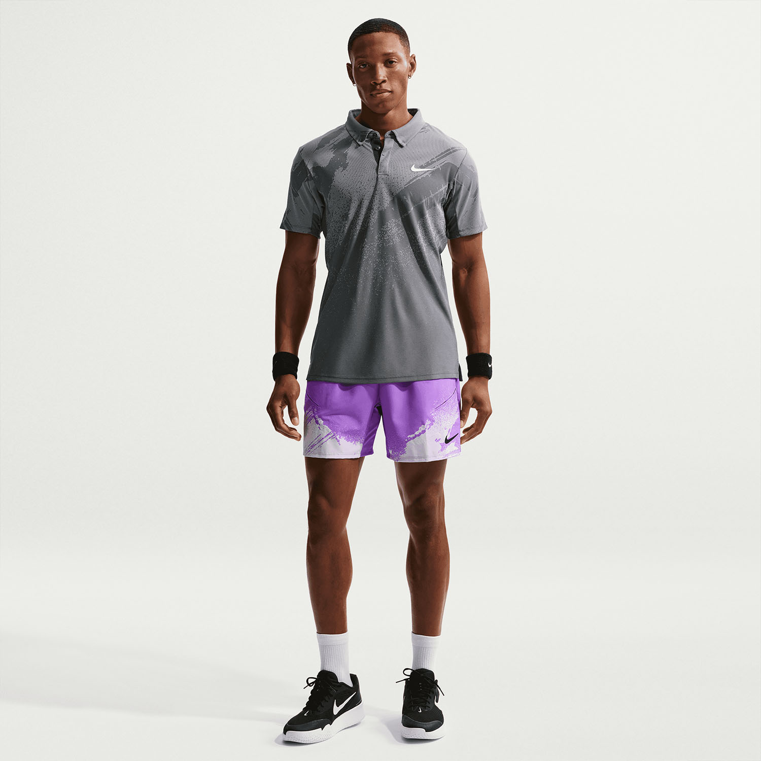 Nike Court Slam 6in Men's Tennis Shorts - Bright Violet