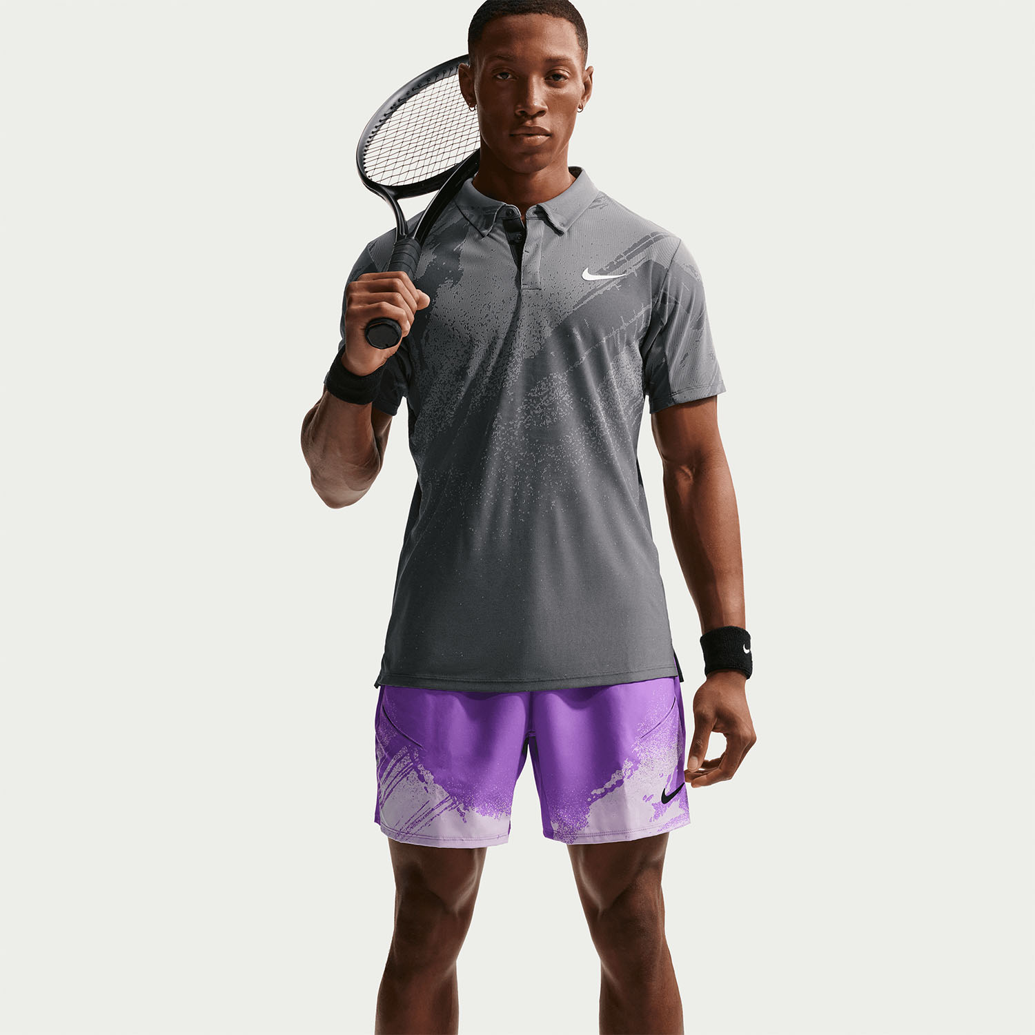 Nike Court Slam 6in Men's Tennis Shorts - Bright Violet