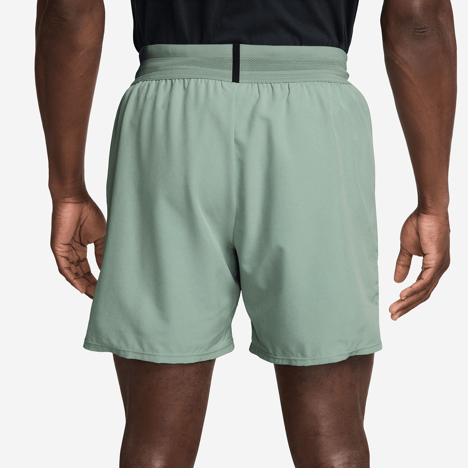 Nike Court Slam 6in Men's Tennis Shorts - Steam/Barely Green