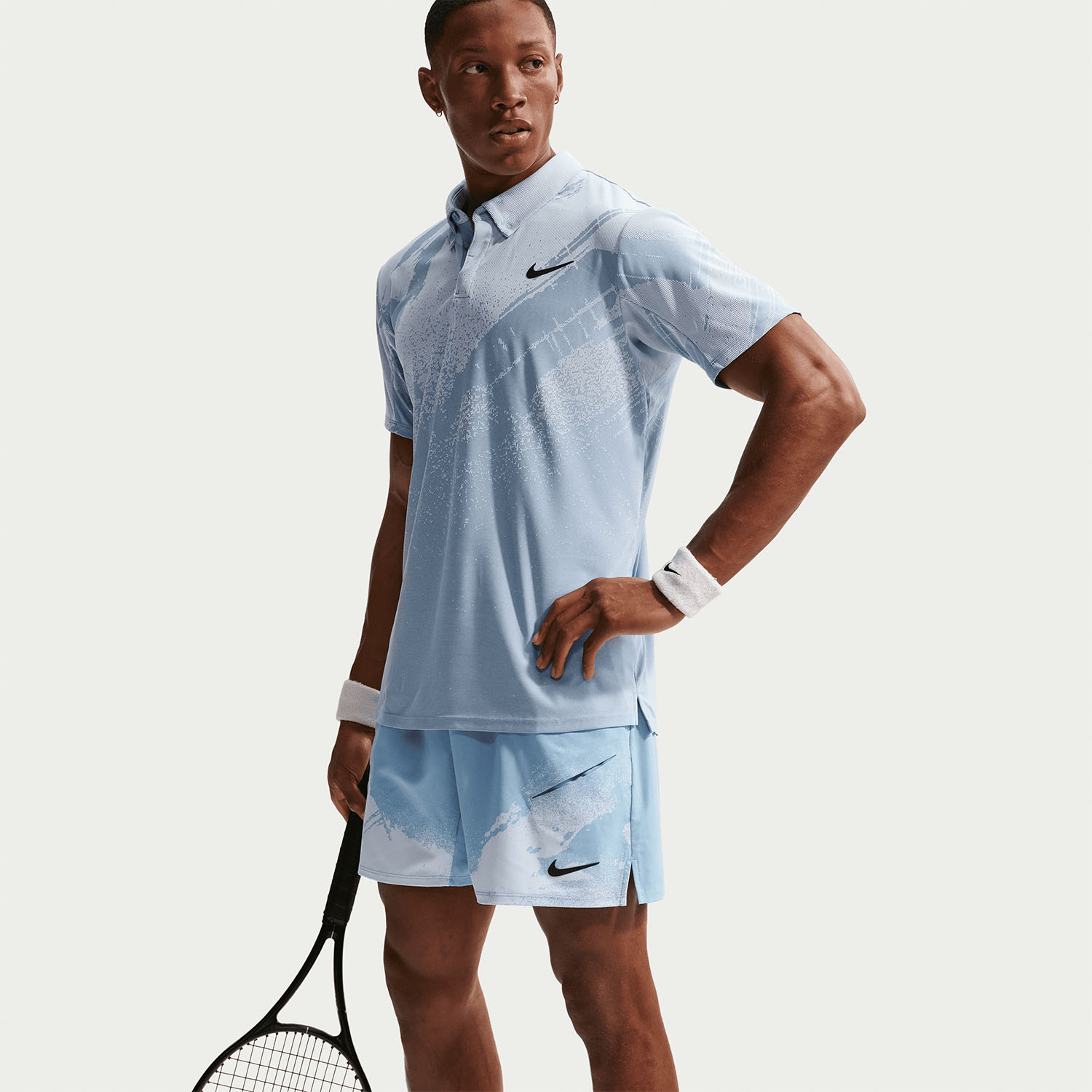 Nike Court Slam 6in Men's Tennis Shorts - Work Blue/Hydrogen Blue