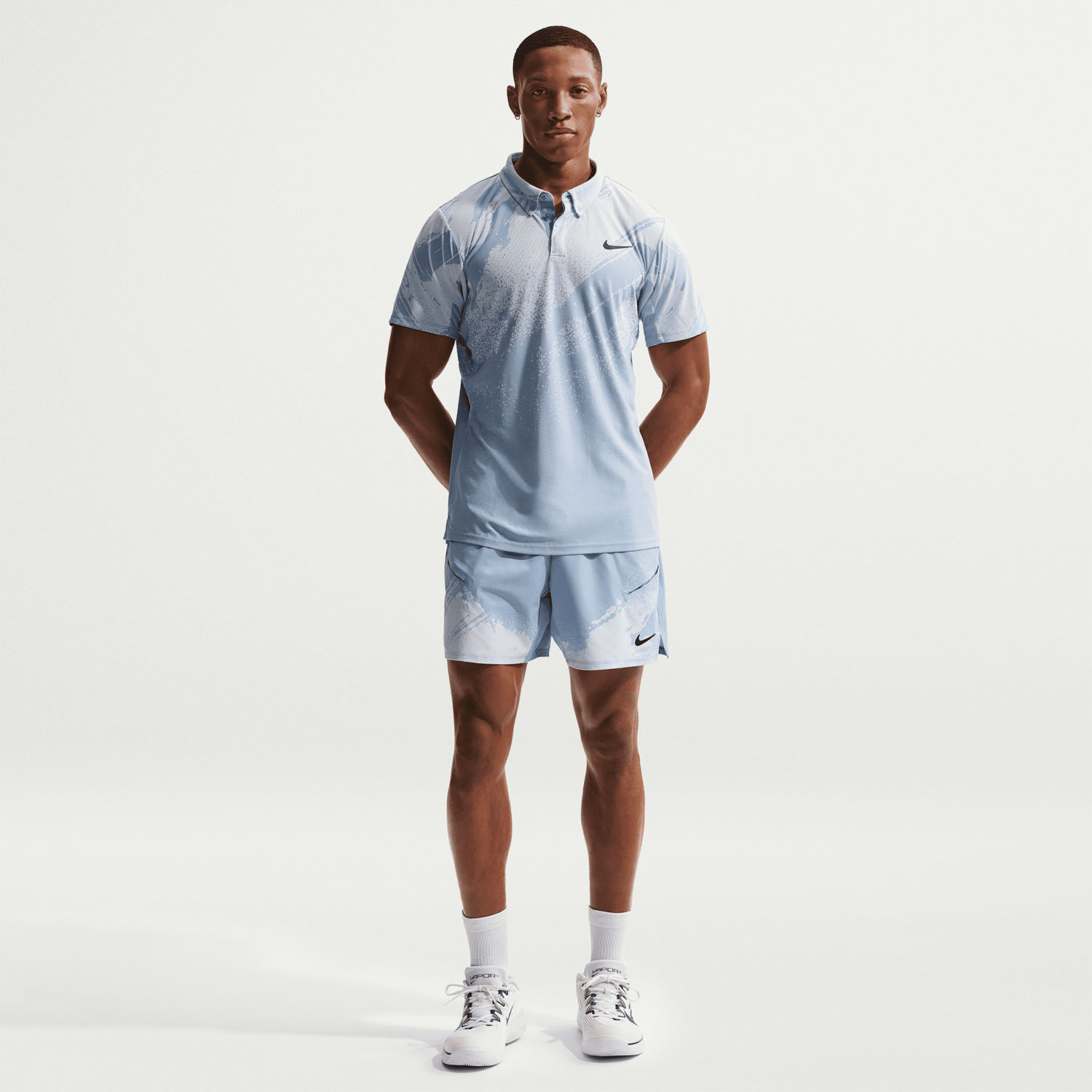 Nike Court Slam 6in Men's Tennis Shorts - Work Blue/Hydrogen Blue