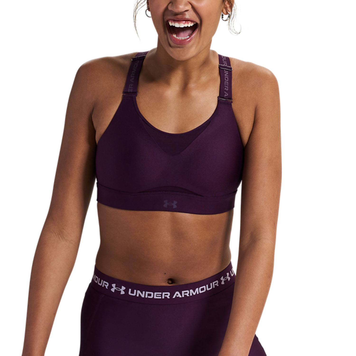 Under Armour Infinity High 2.0 Sports Bra - Purple Echo