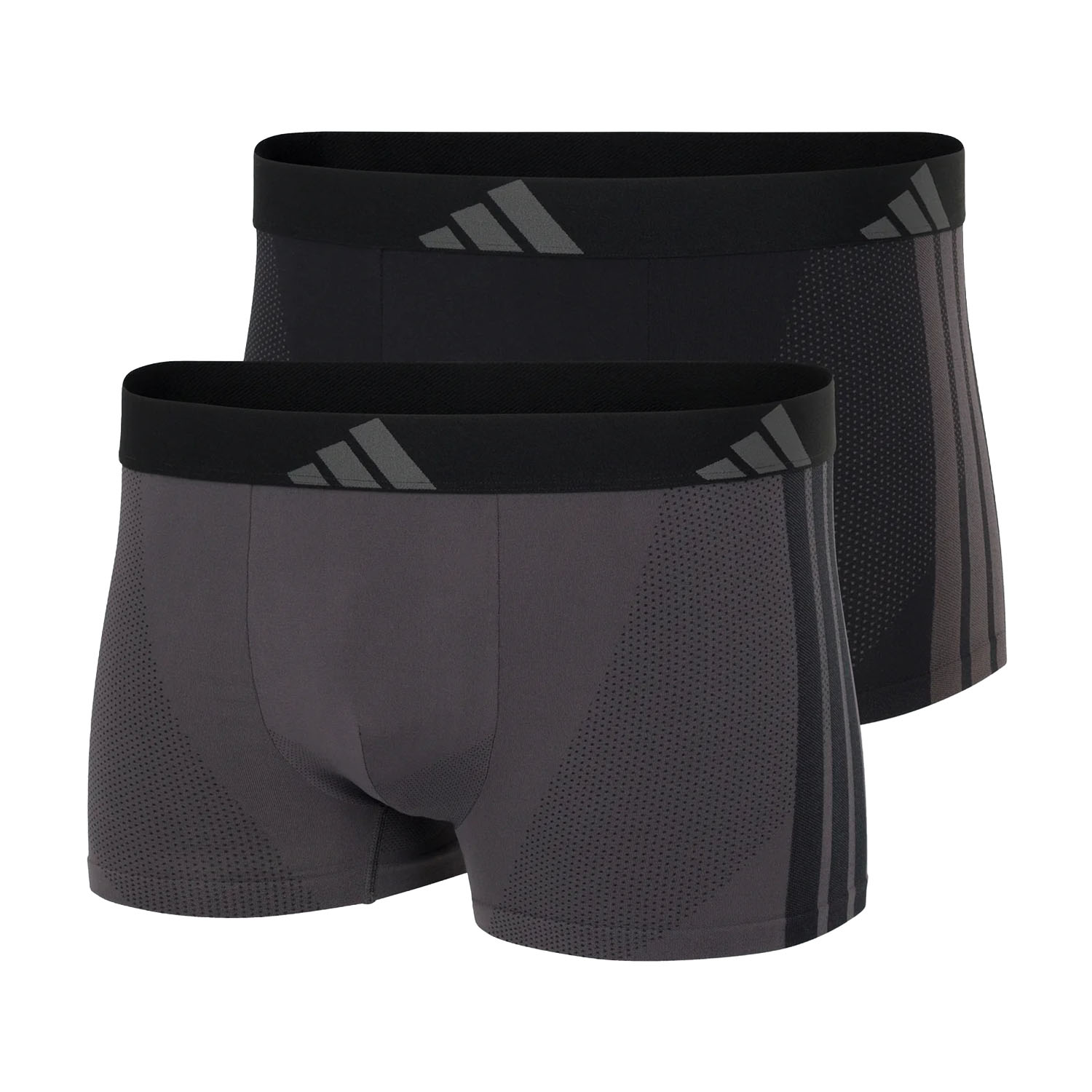 adidas Active Seamless Micro x 2 Boxer - Black/Carbon