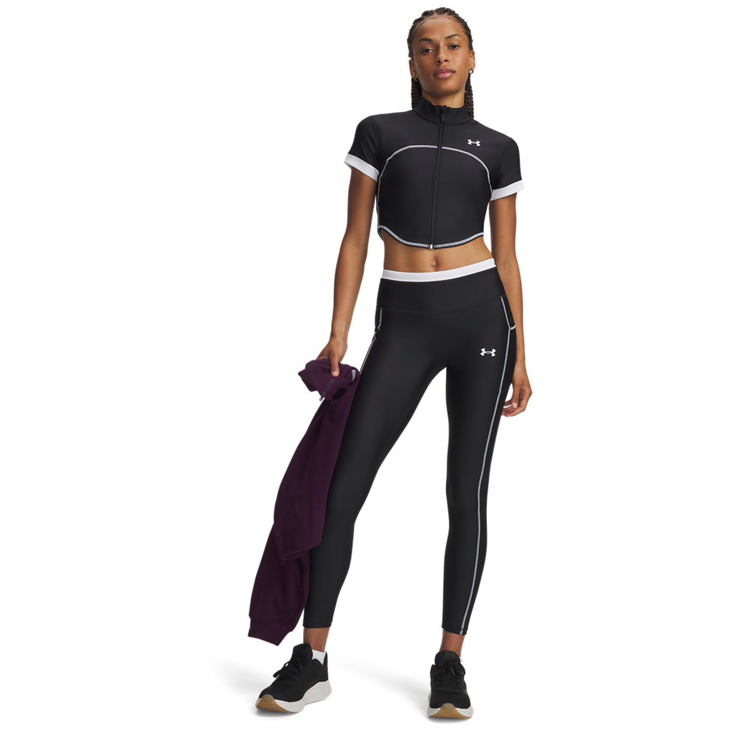 Under Armour HeatGear Novelty Tights - Black/White