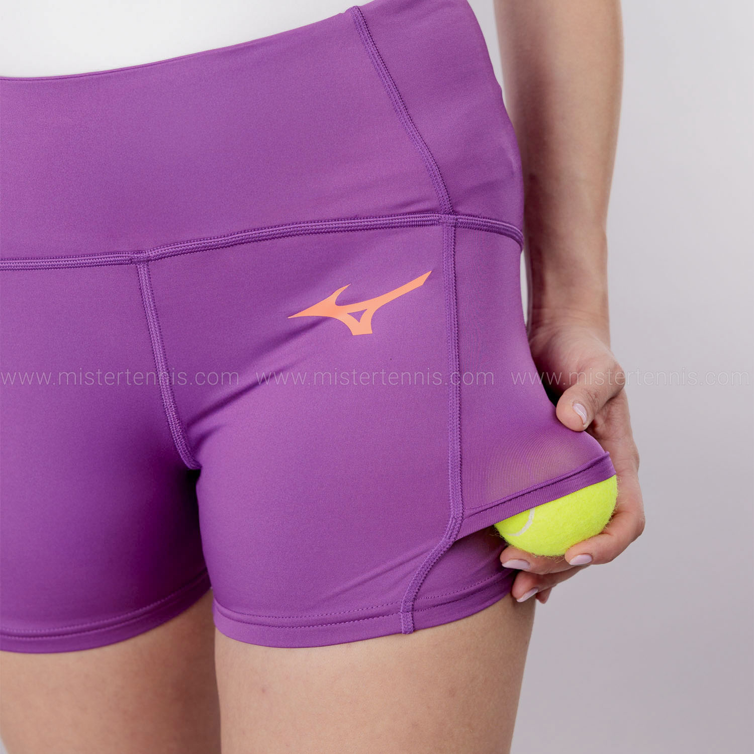 Mizuno Flex 4in Shorts - Dahlia