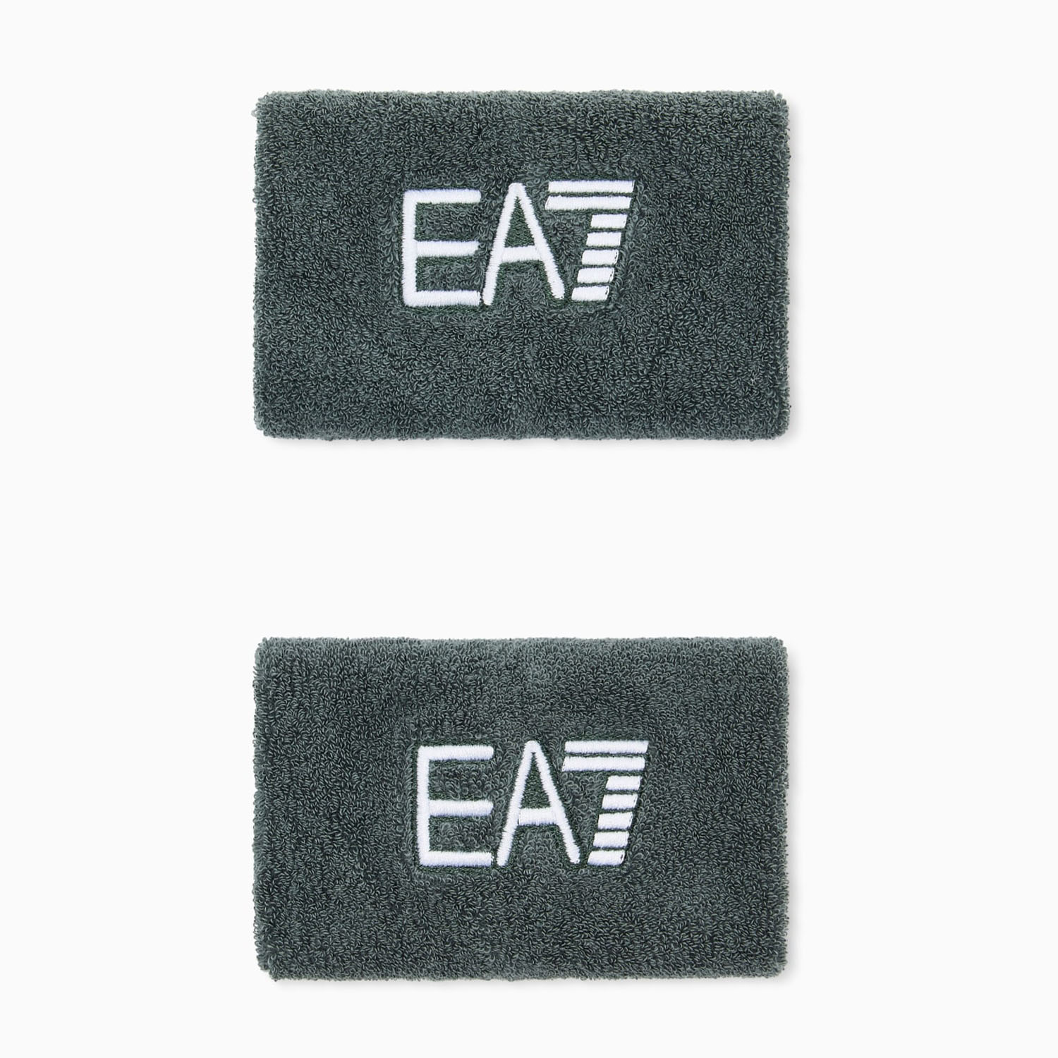EA7 Pro Wristbands - Silver Pine/White