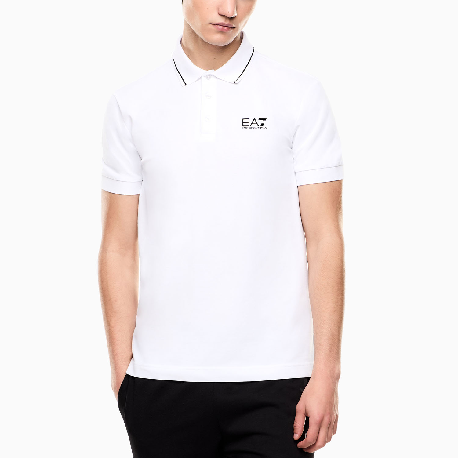 EA7 Core Identity Polo - White