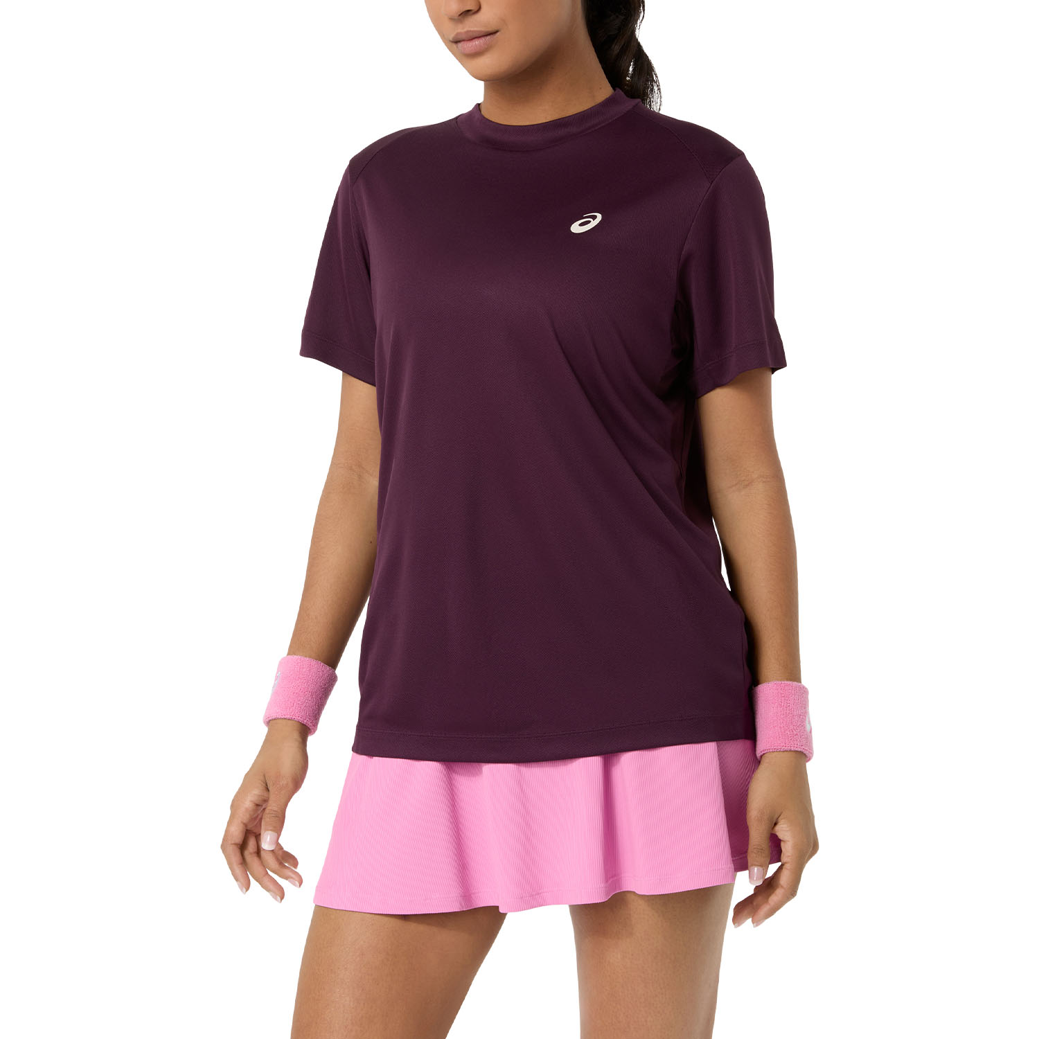 ASICS Court Pro T-Shirt - Dark Aubergine