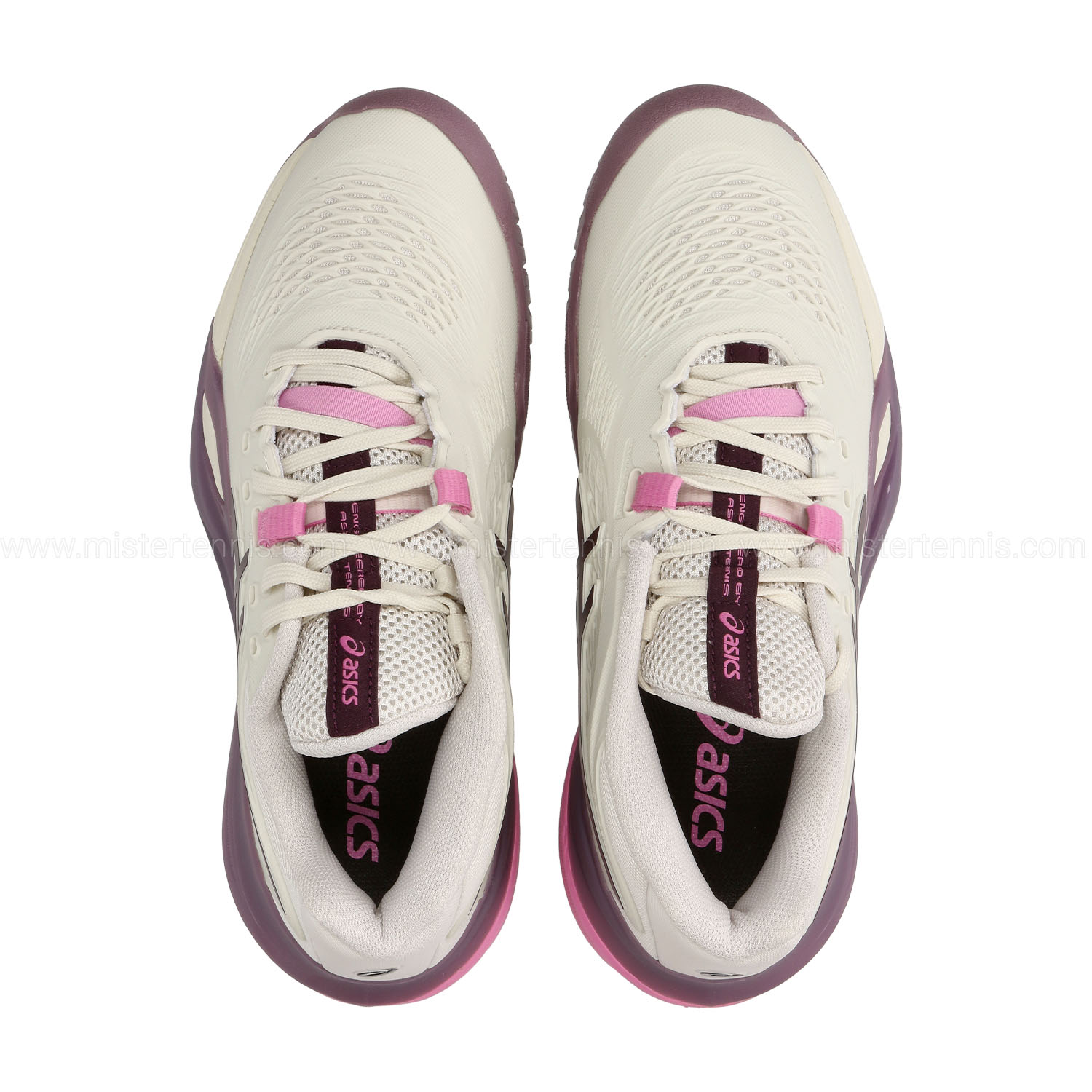 ASICS Gel Resolution X Women's Tennis Shoes - Soft Oat