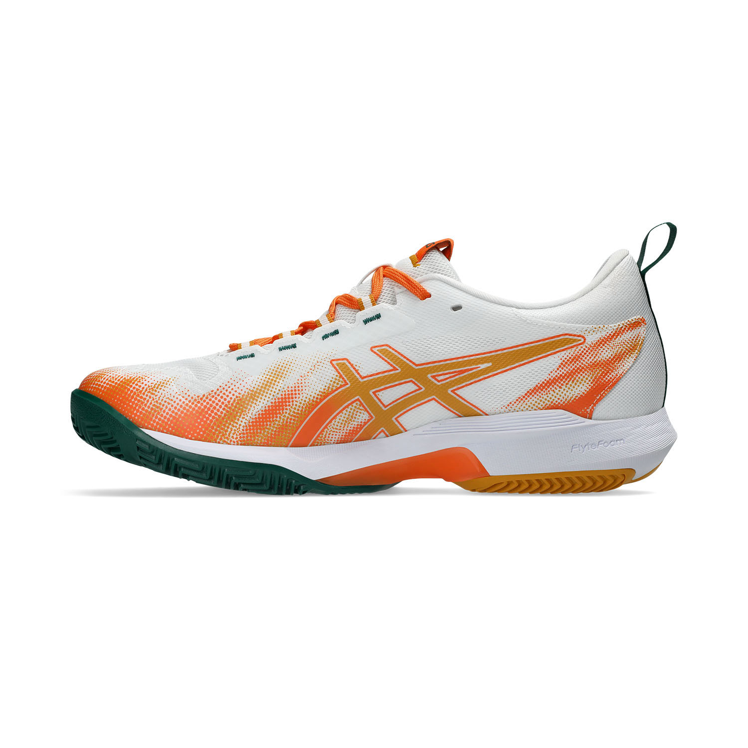 ASICS SONICSMASH FF Men's Padel Shoes - White/Energy Orange