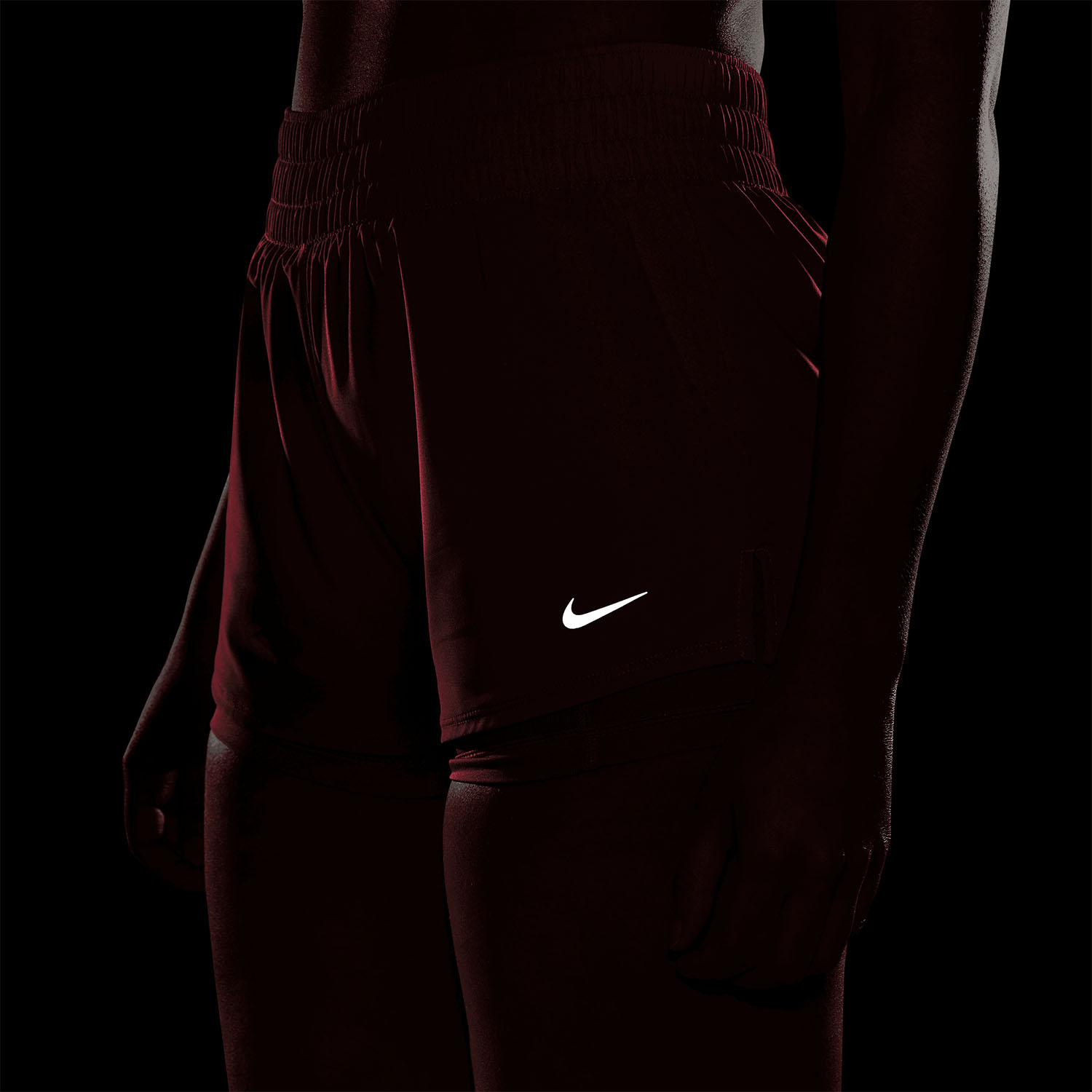 Nike One 2 in 1 3in Pantaloncini - Tough Red/White