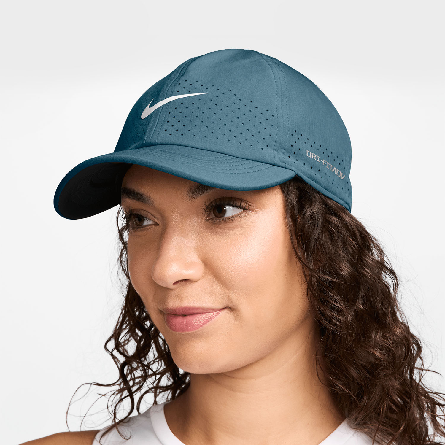 Nike Dri-FIT ADV Club Cap - Smokey Blue/White