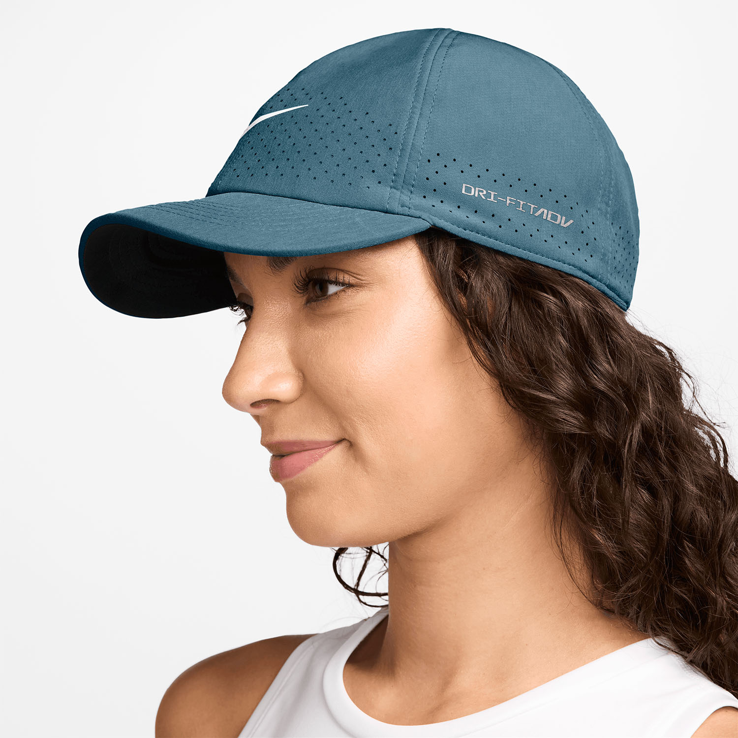 Nike Dri-FIT ADV Club Cap - Smokey Blue/White