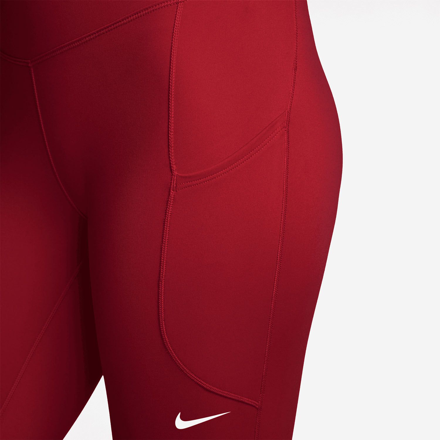 Nike One Logo 7/8 Tights - Tough Red/White
