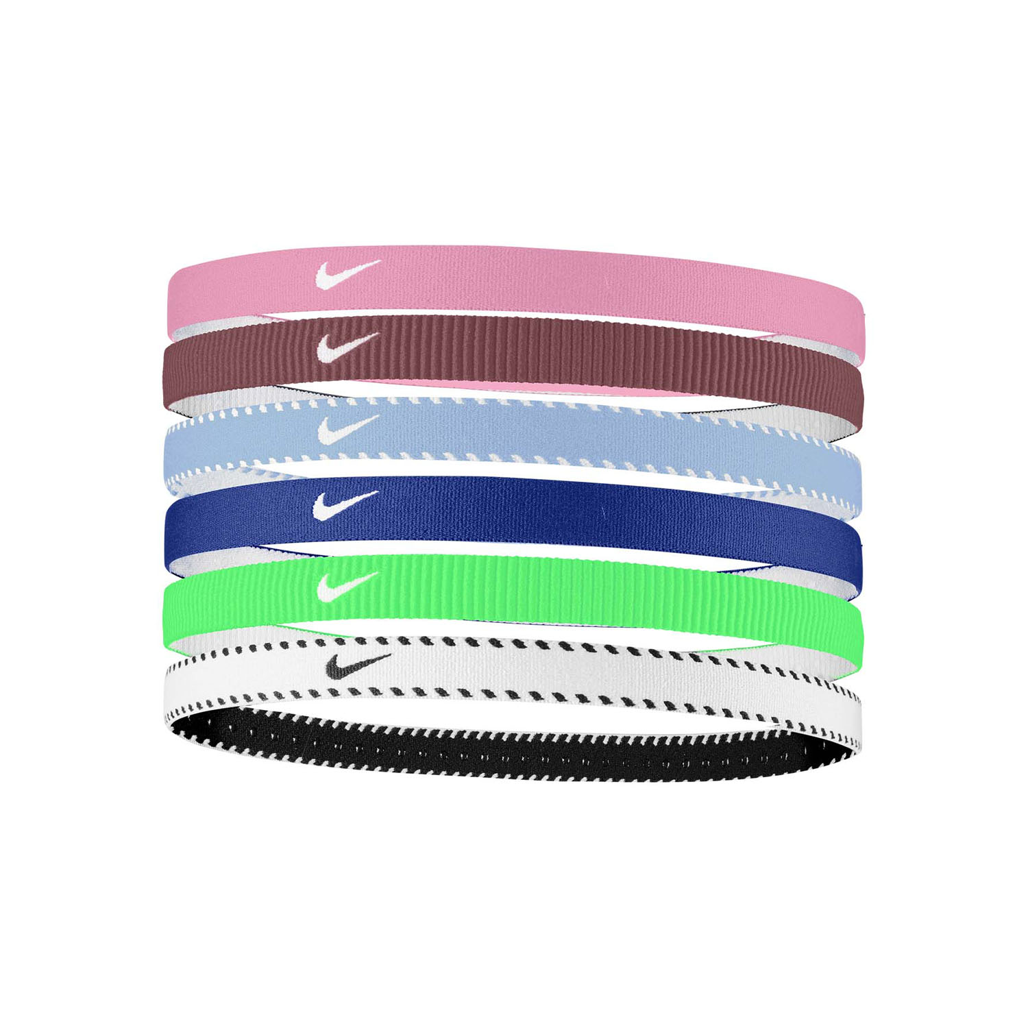 Nike Flex Classic x 6 Mini Bandas - Pink Rise/Pink Smoke/White