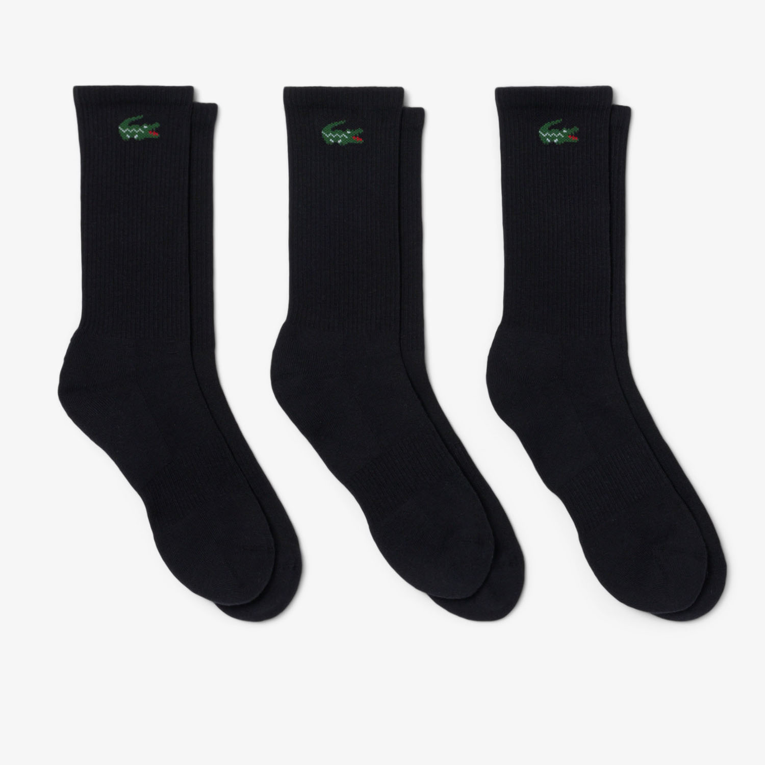 Lacoste Basic x 3 Calze - Noir