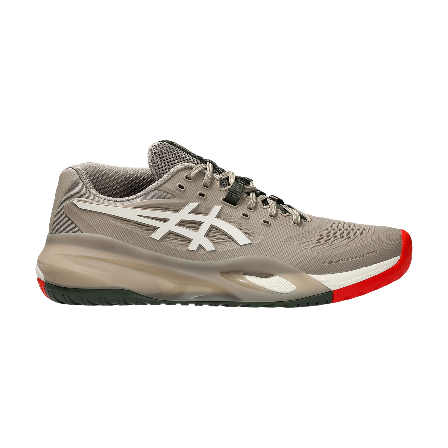 オーラージュ グレースクリーム ASICS Gel Resolution X Men's Tennis Shoes - Greige/Soft Oat
