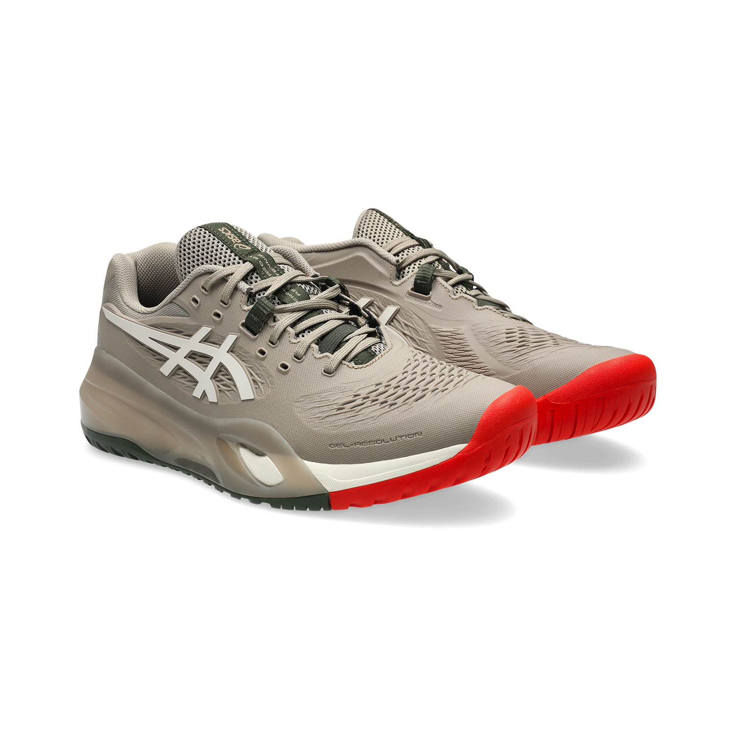 ASICS Gel Resolution X Men's Tennis Shoes - Greige/Soft Oat