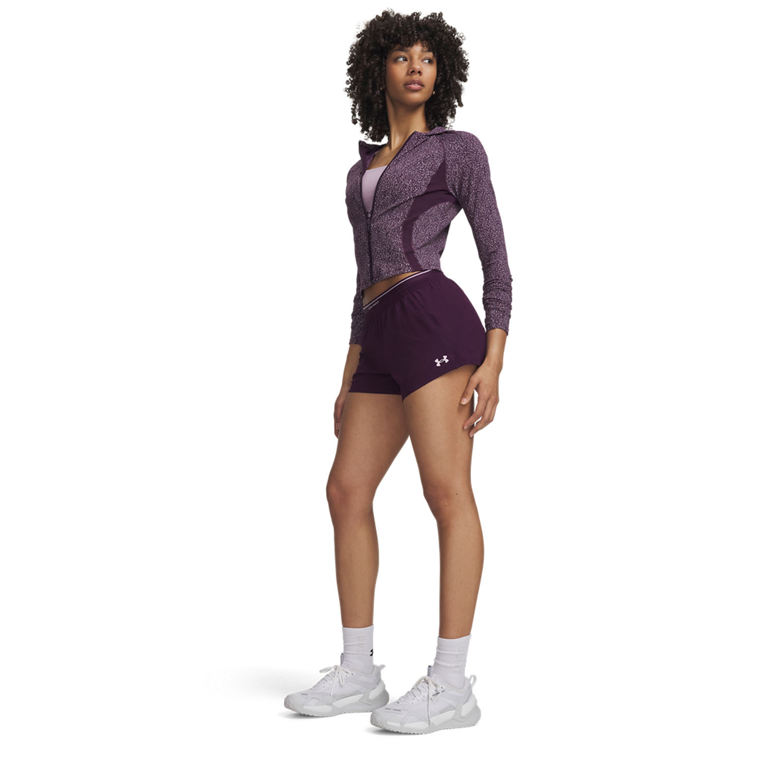 Under Armour Vanish Woven 3in Pantaloncini - Purple Echo/Mauve Pink
