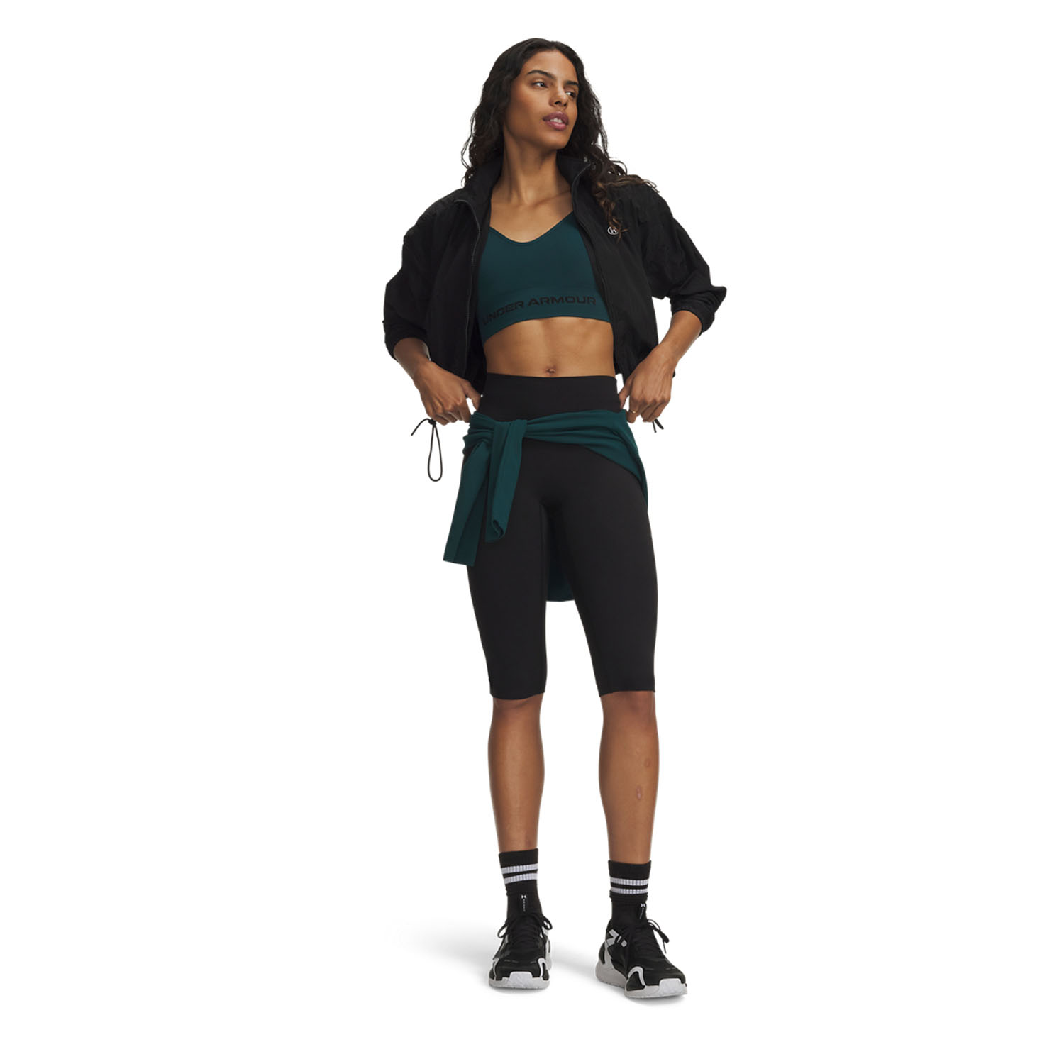 Under Armour Motion Capri Tights - Ultimate Black/White