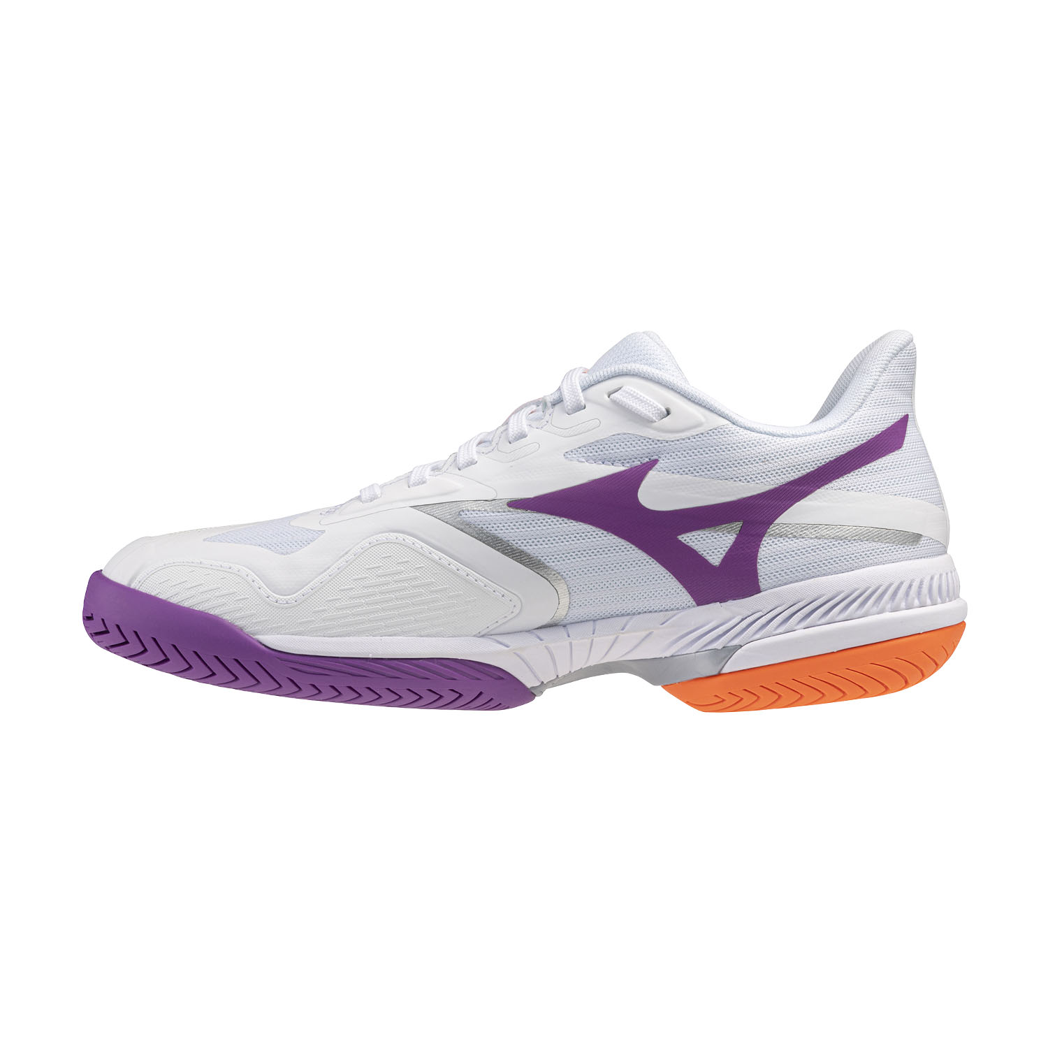 Mizuno Wave Exceed Court AC - White/Dahlia/Lava Orange