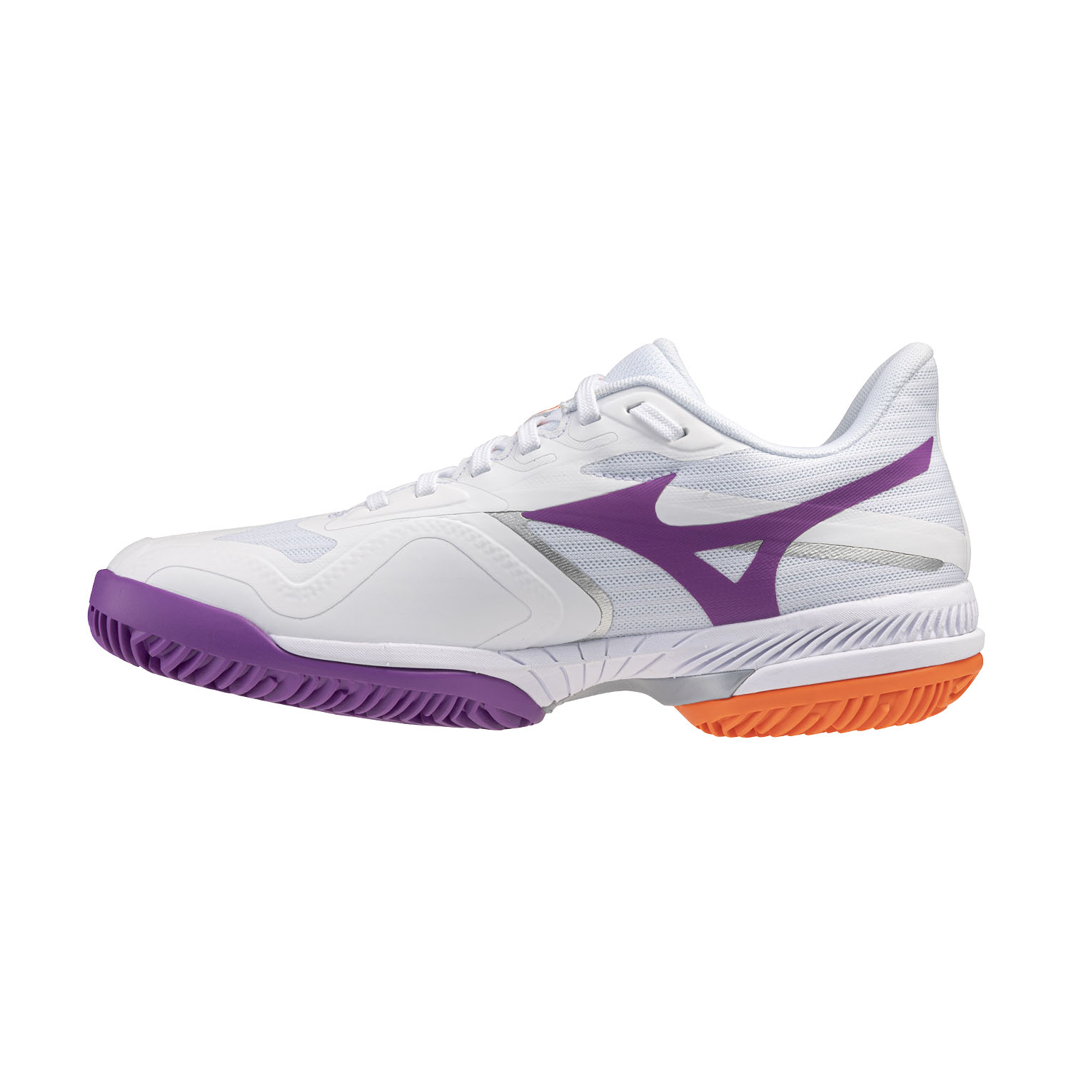 Mizuno Wave Exceed Court Clay - White/Dahlia/Lava Orange