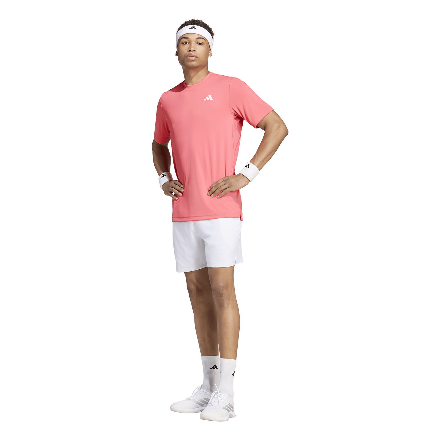 adidas Club CLIMACOOL Logo Camiseta - Pure Turbo