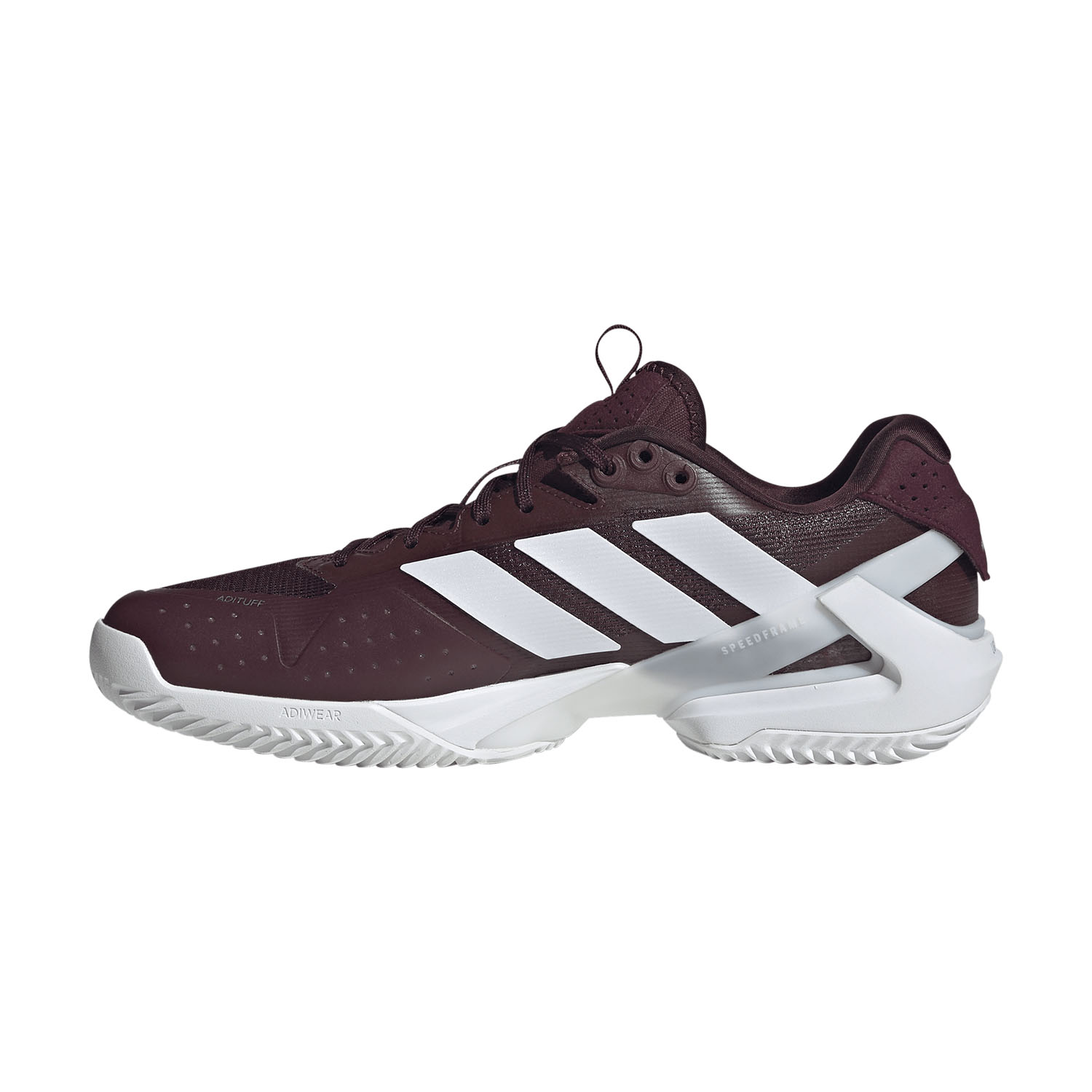 adidas ADIZERO Ubersonic 5 - Maroon/Silver Metallic/Core Black