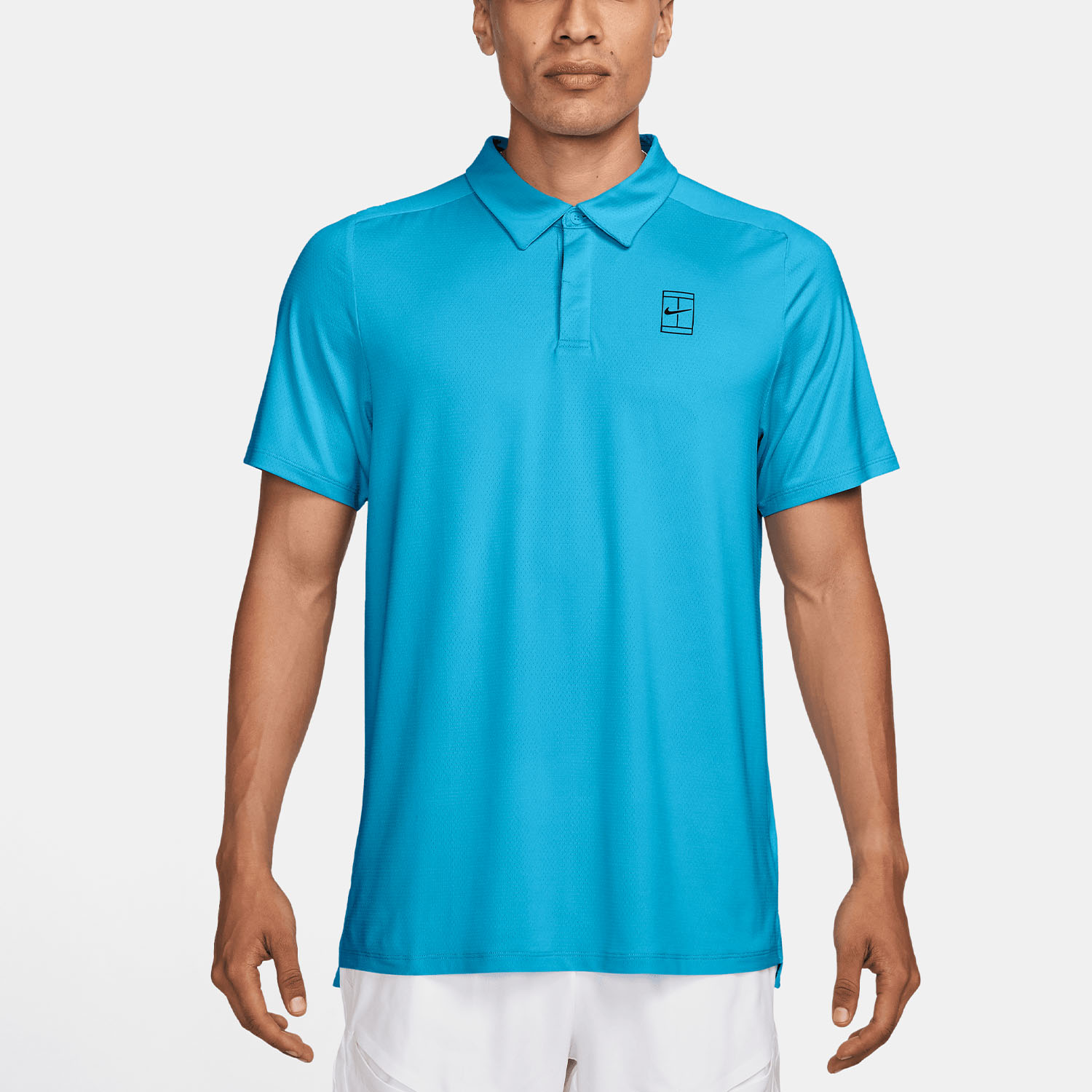 Nike Court Advantage Polo de Tenis Hombre - Baltic Blue/Black