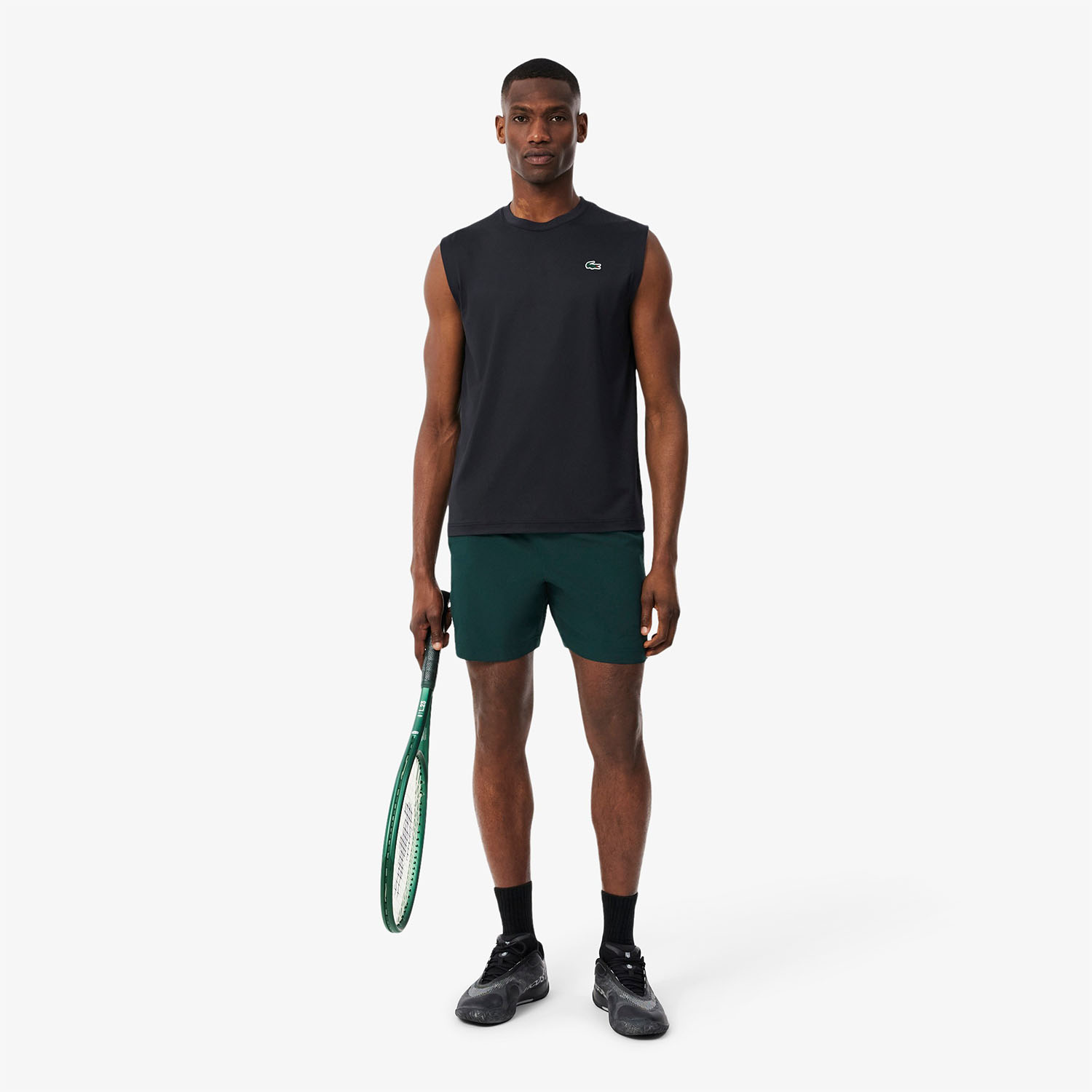Lacoste Reflective Accent Ultra Dry 7in Shorts - Vert