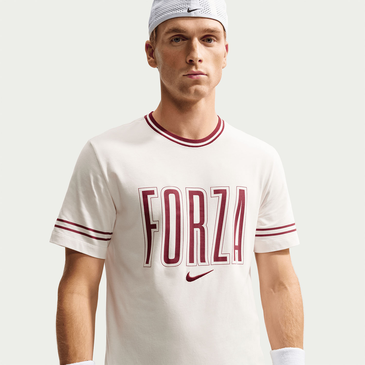 Nike Court Jannik Camiseta - Pale Ivory