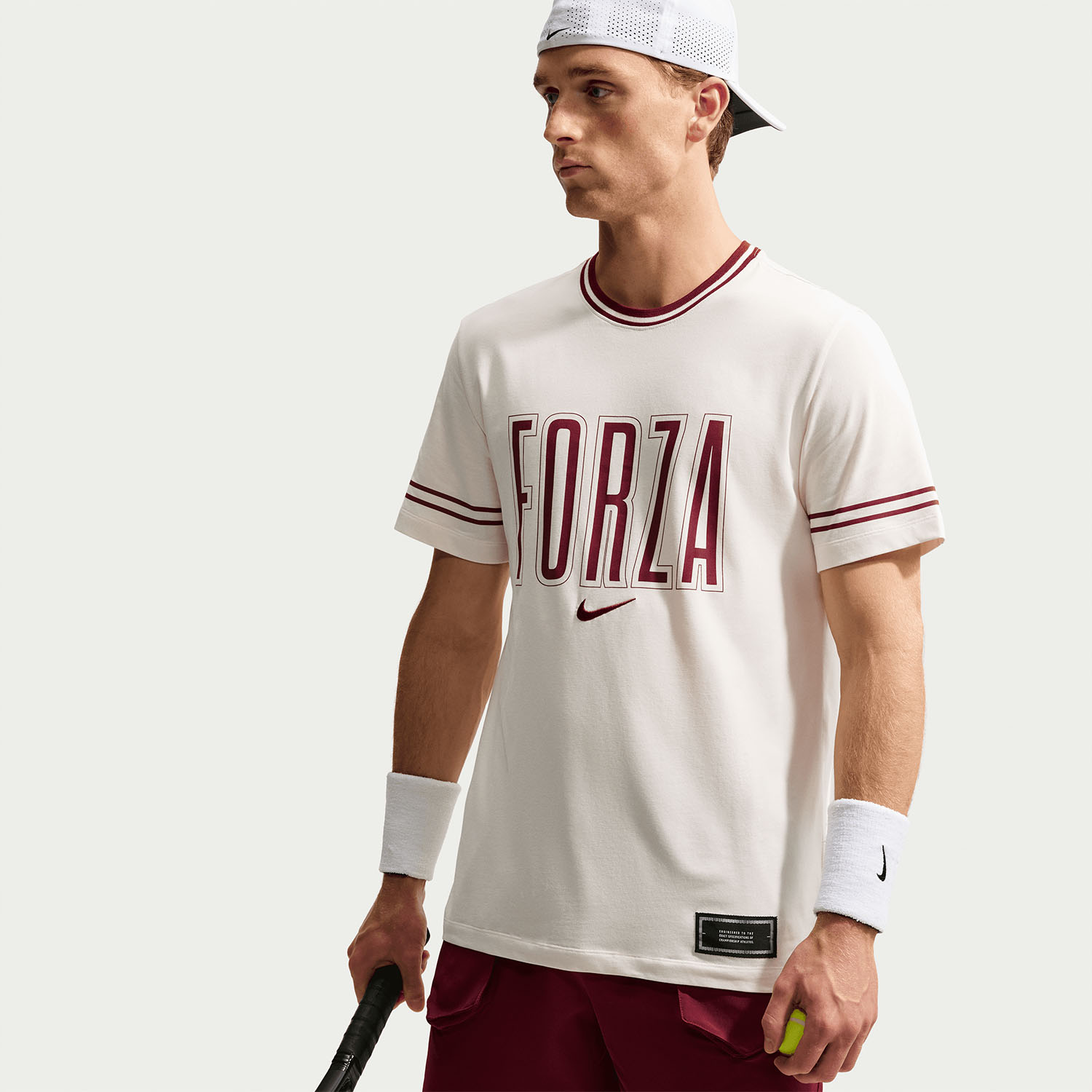 Nike Court Jannik Camiseta - Pale Ivory