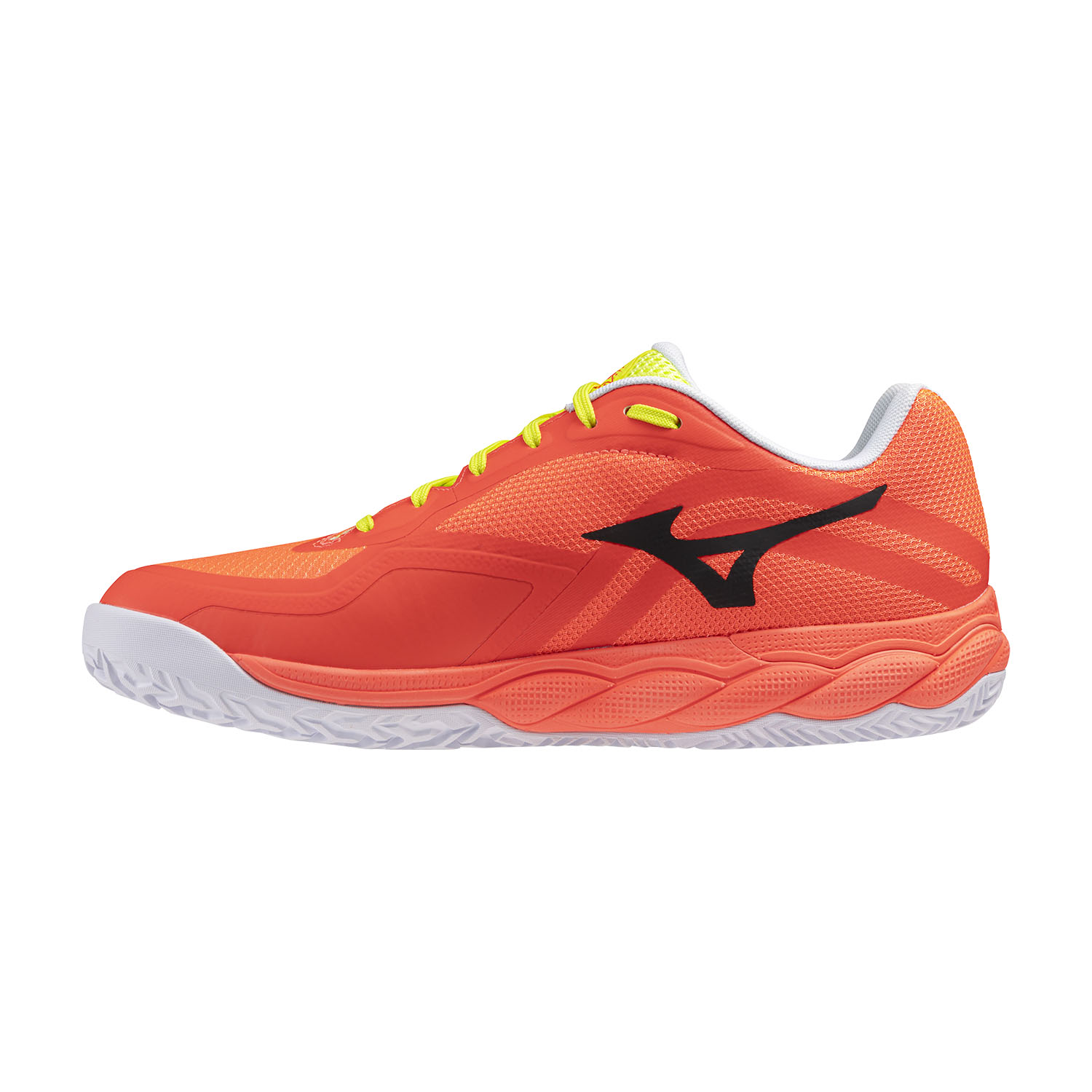 Mizuno Wave Enforce Court 2 Padel - Lava Orange/Black Oyster/Yellow Jasper
