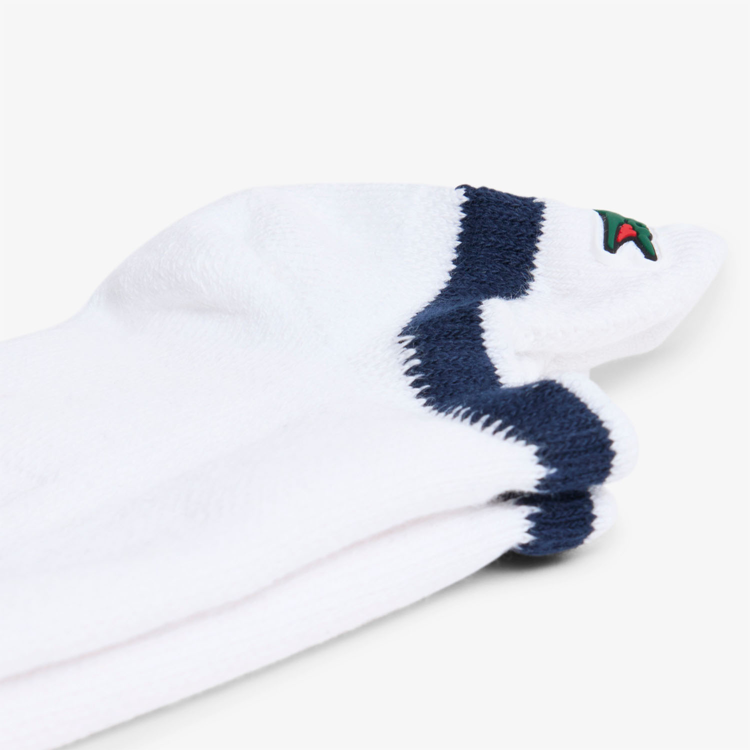 Lacoste Performance Low Socks - Blanc/Bleu Marine