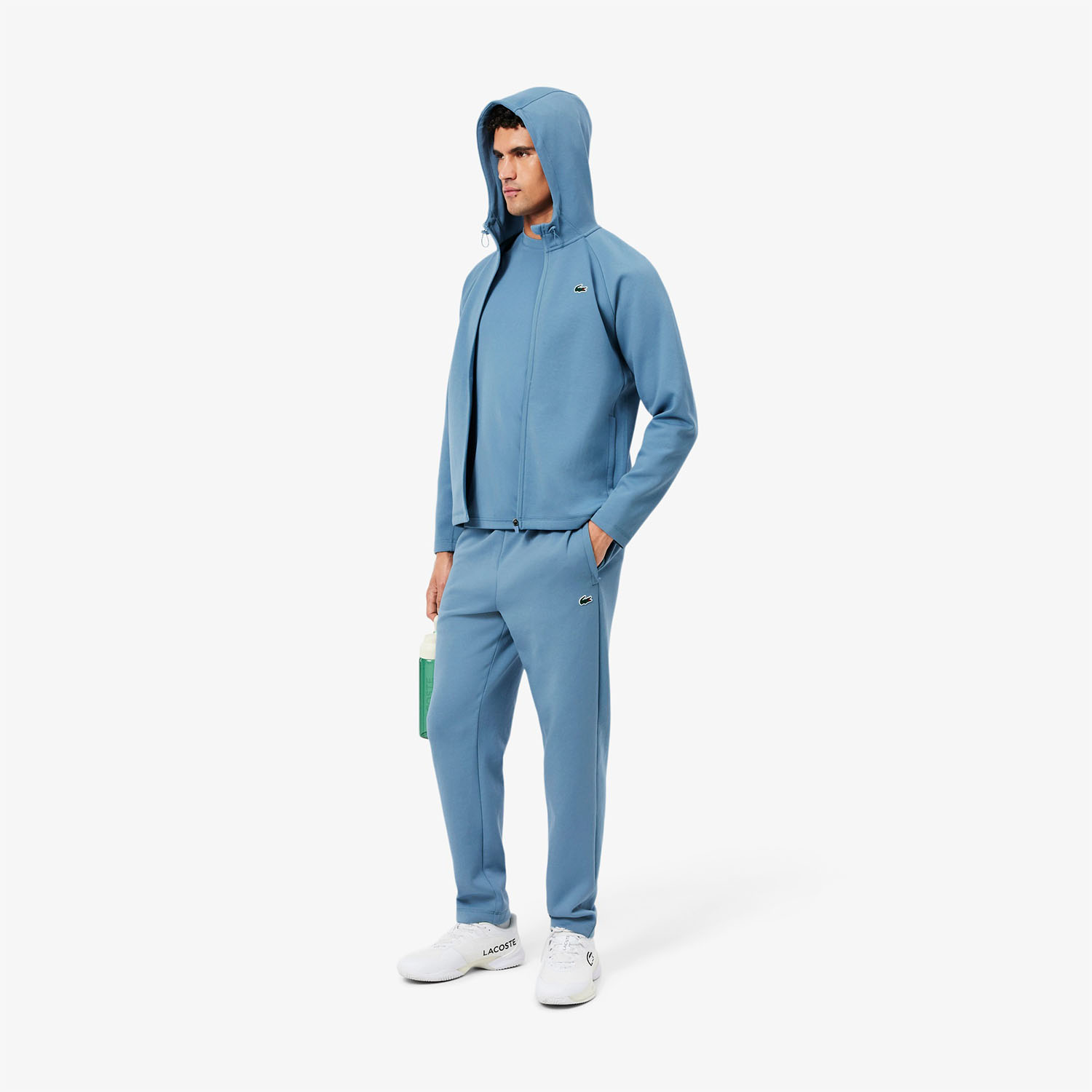 Lacoste Stretch Hoodie - Bleu