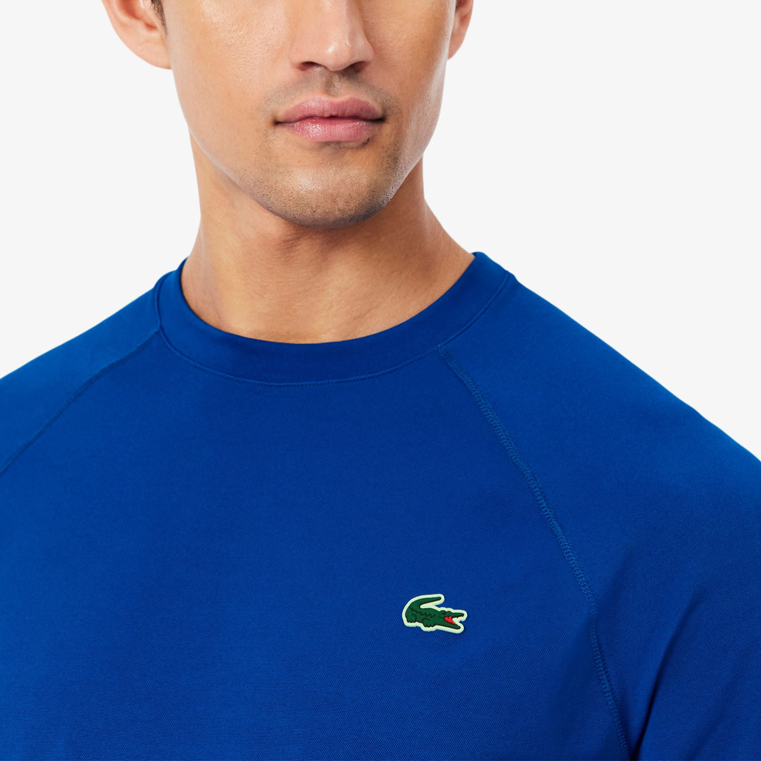 Lacoste Ultra Dry Stretch T-Shirt - Bleu Gentiane