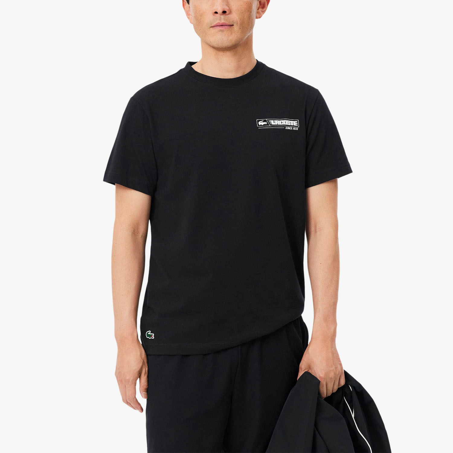 Lacoste Printed Graphic T-Shirt - Noir/Blanc