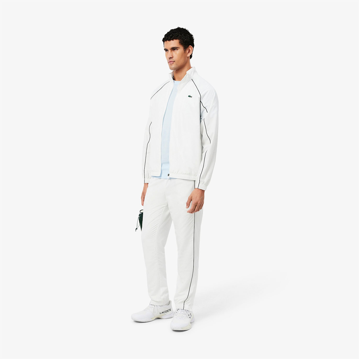 Lacoste Printed Graphic T-Shirt - Bleu Clair/Bleu