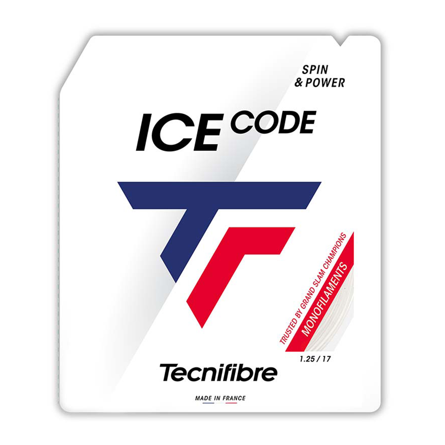 Tecnifibre Ice Code 1.25 Set 12 m - White