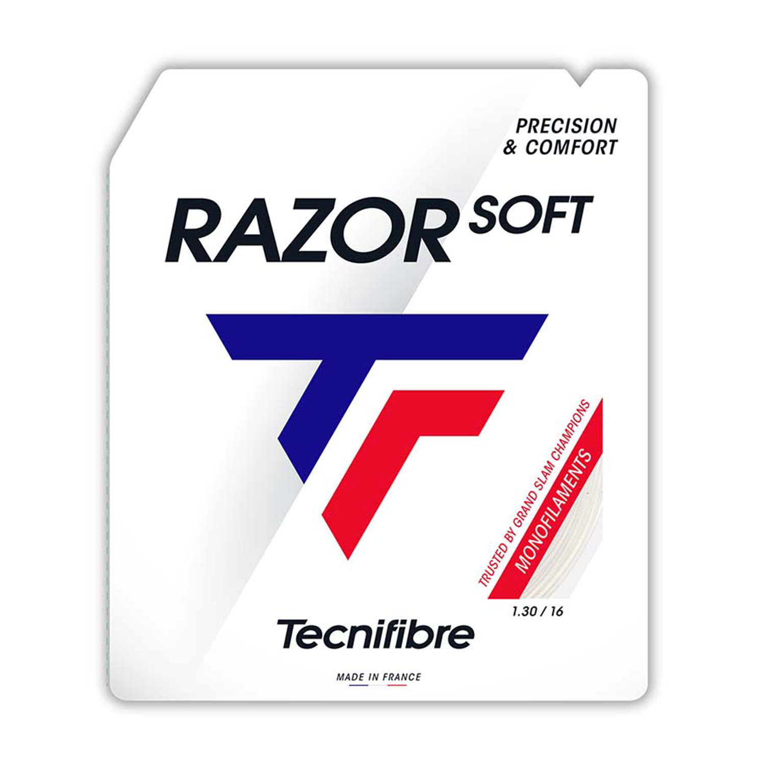 Tecnifibre Razor Soft 1.30 Set 12 m - White